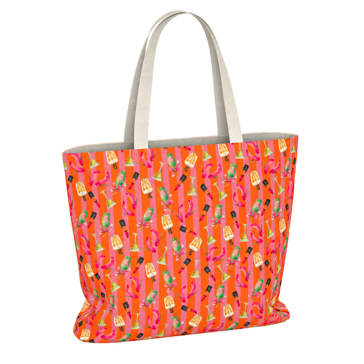 Vibrant Summer Cocktail Tote Bag.png