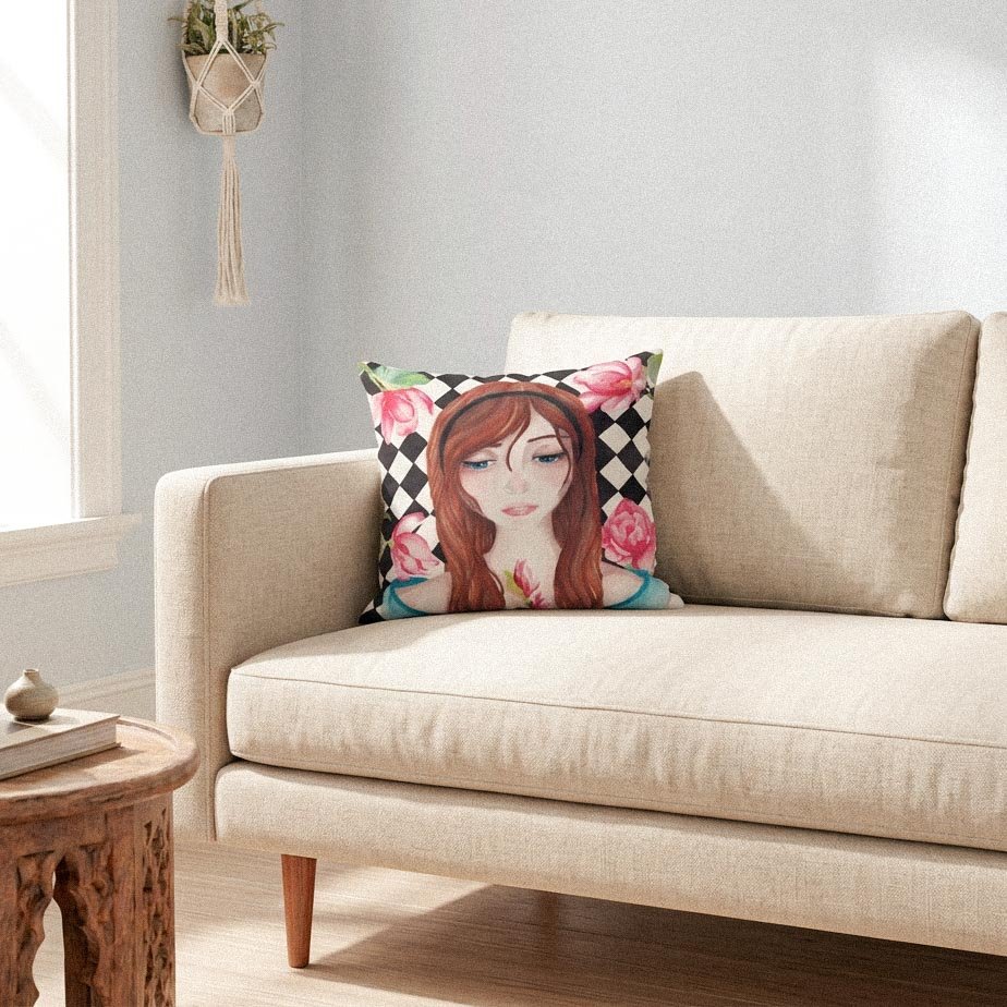 Alice — Art Pillow Cover