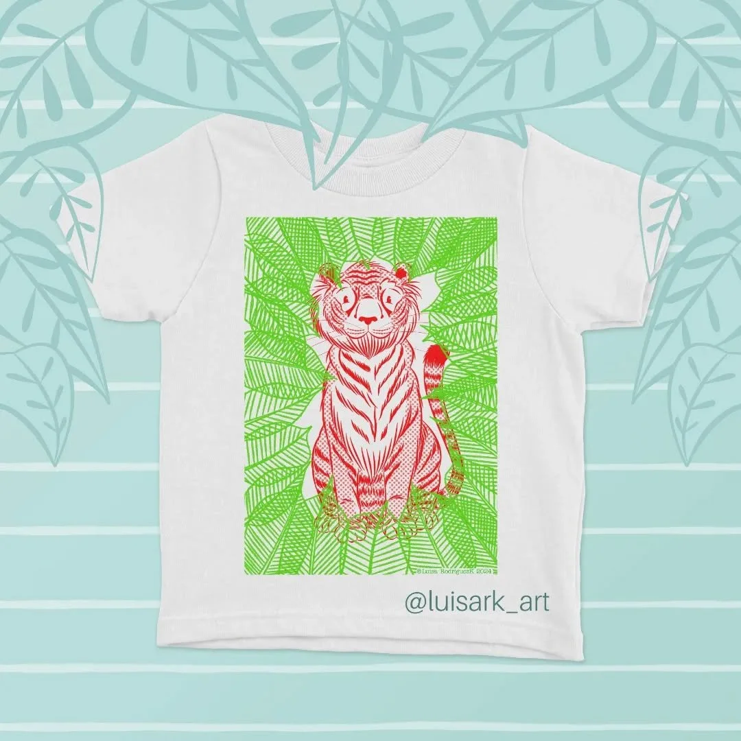 My "I like you face tiger"  t-shirt for KIDS with @weareprintsocial has launched! It is available for pre-order for a limited time (until July 28th). 
Made from soft, organic, comfortable cotton and designed with loads of love. 

Available 