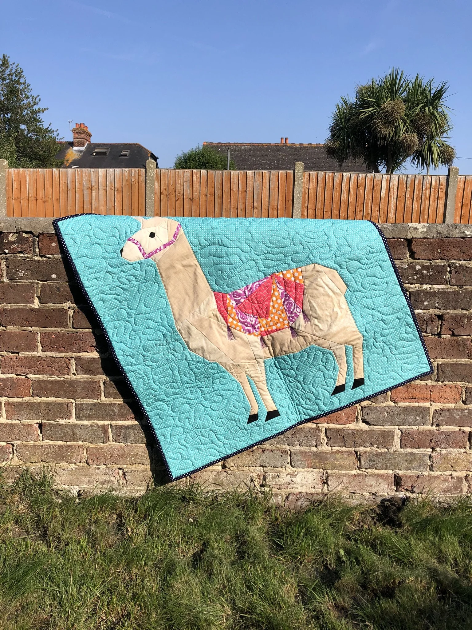 Free FPP Llama Quilt Pattern