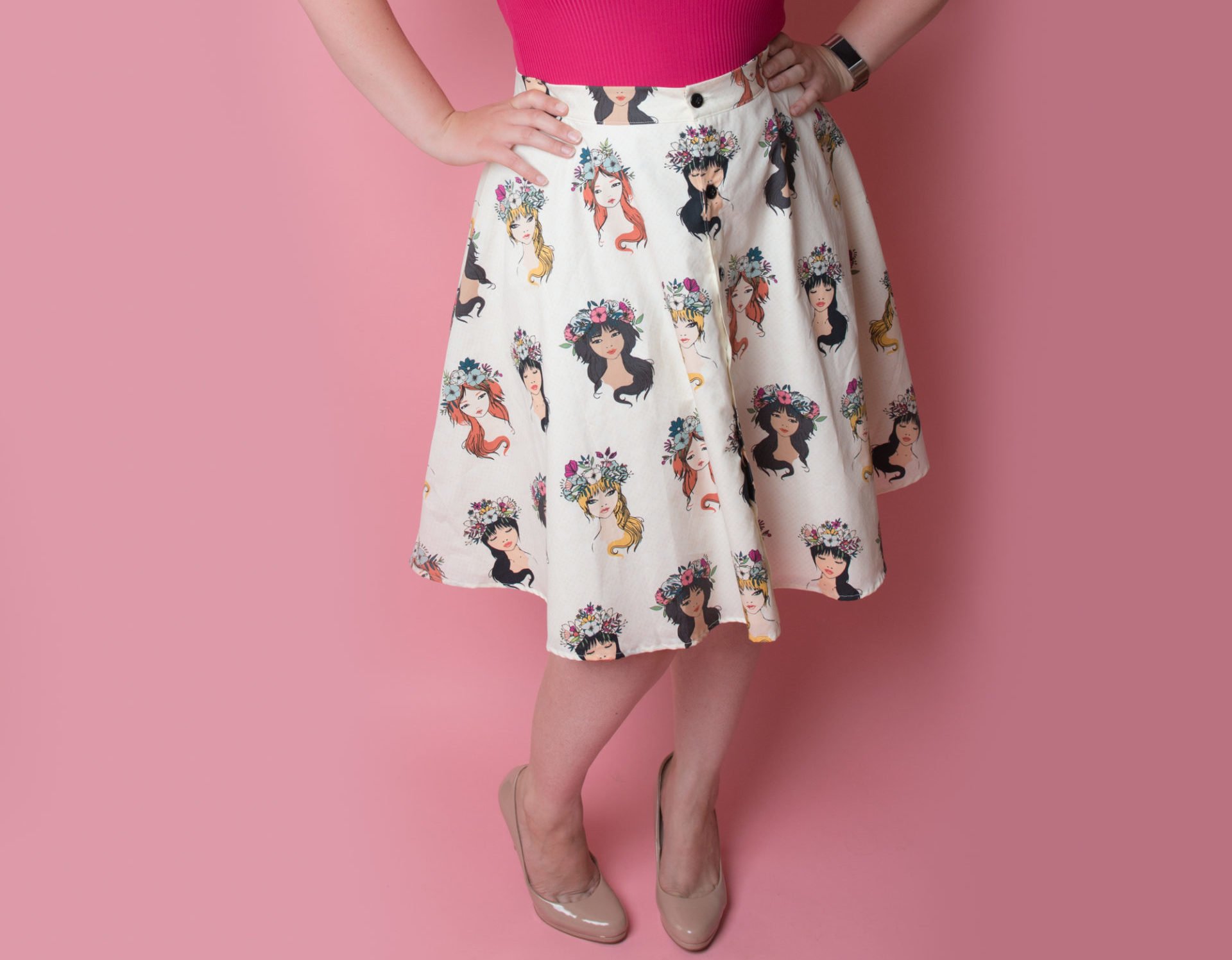 Flower Child Fabrics Circle Skirt