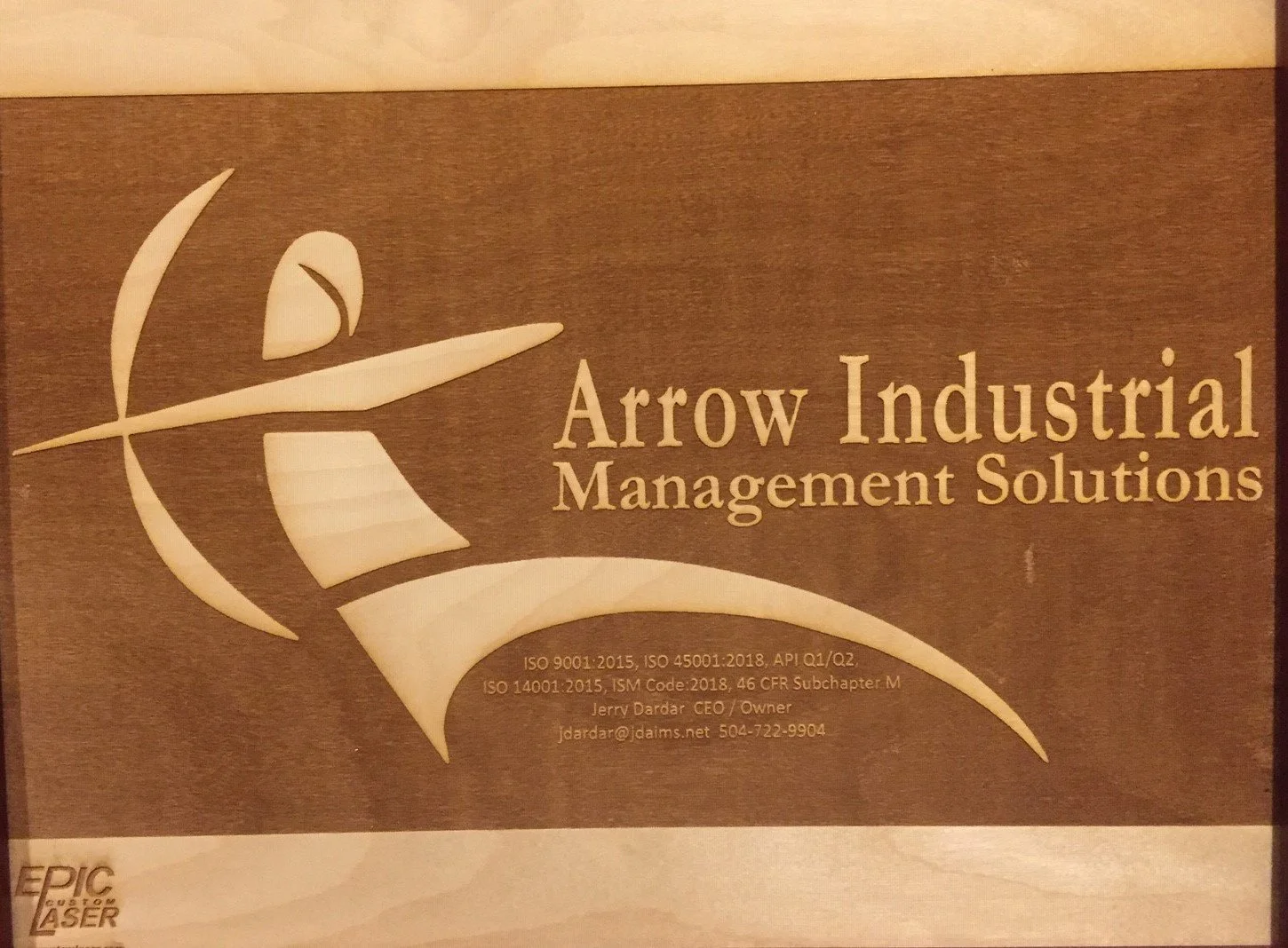Arrow Industrial Management Solutions for your Quality, Safety and Environmental Management Systems' solutions.