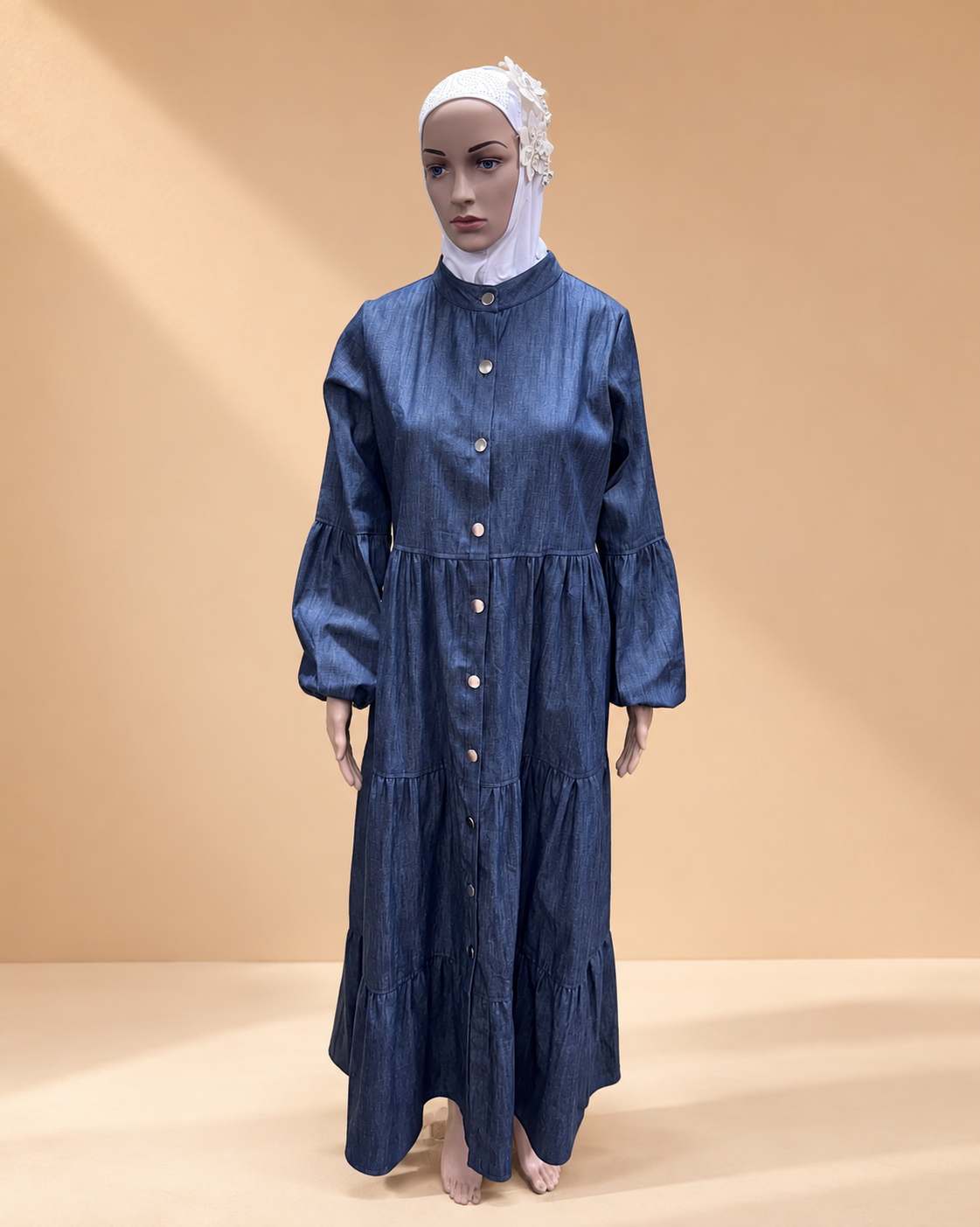 Al Azaan Denim Abaya