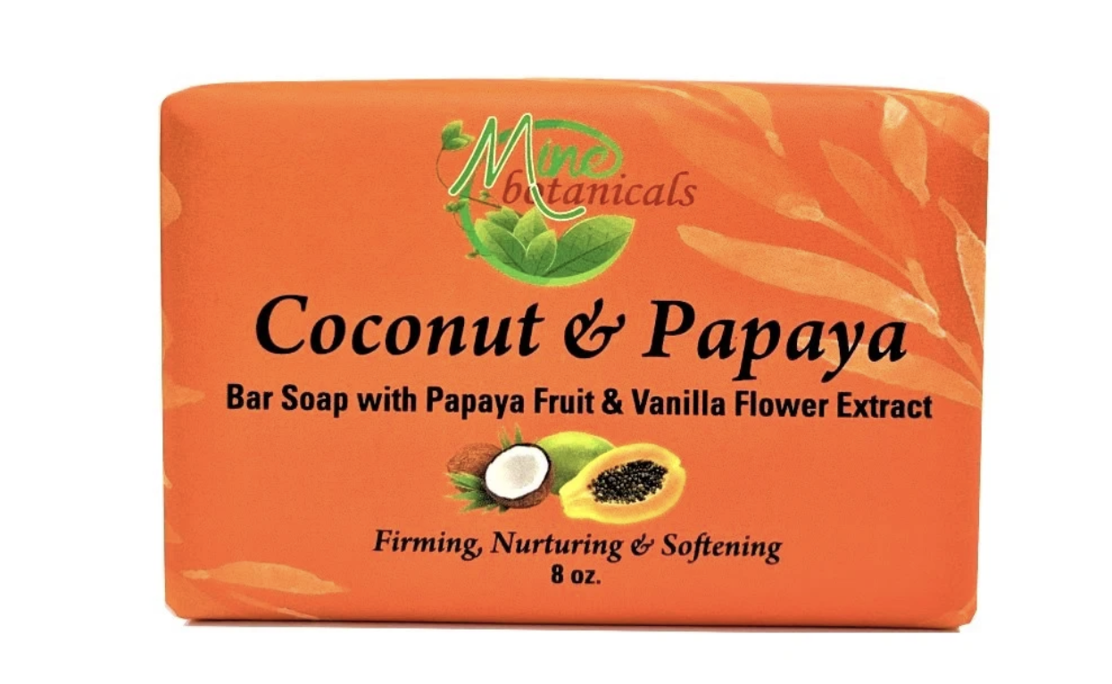 Coconut & Papaya Bar Soap 8 OZ.