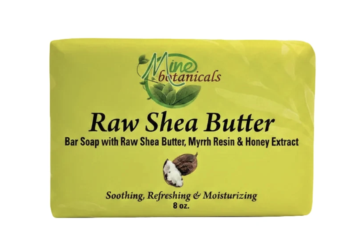Raw Shea Butter Bar Soap 8 OZ.