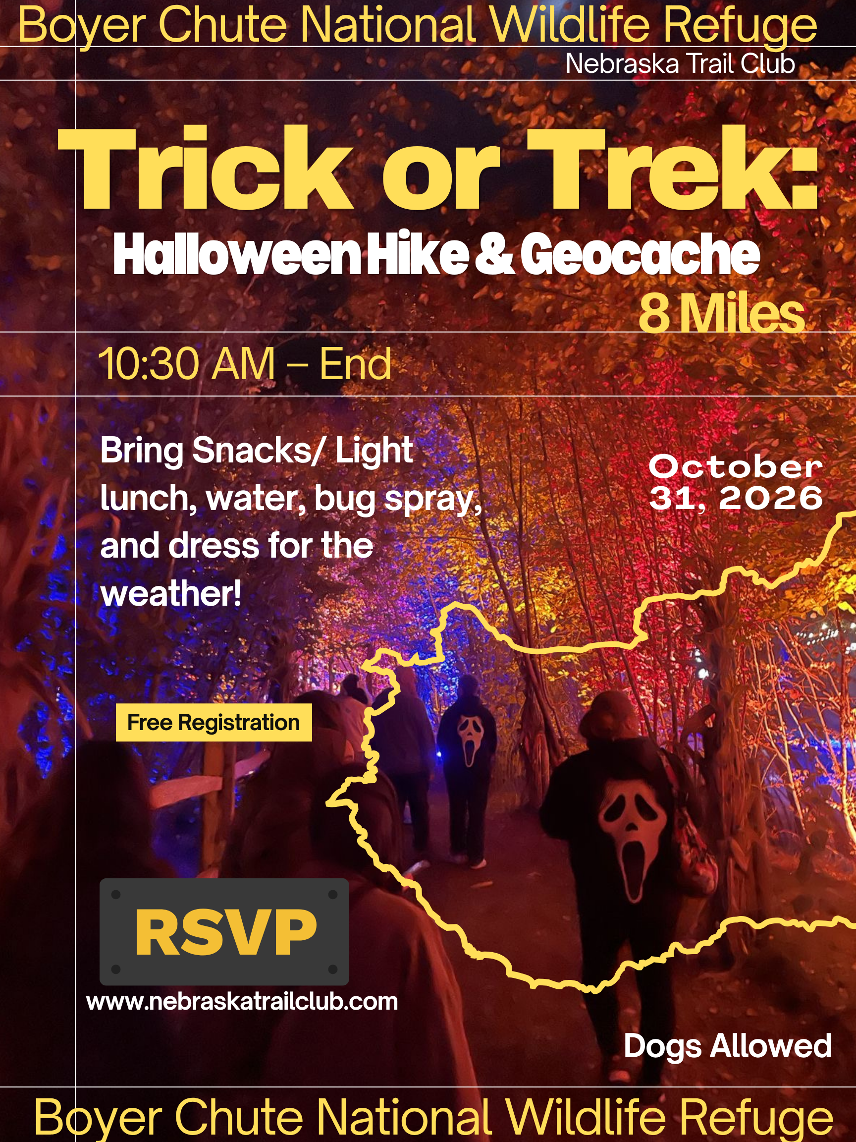 🎃 Trick or Trek: Halloween Hike & Geocache  