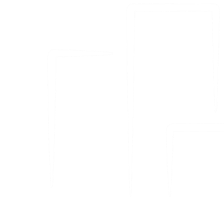 Imagem de linhas brancas de estilo irregular contra fundo preto.