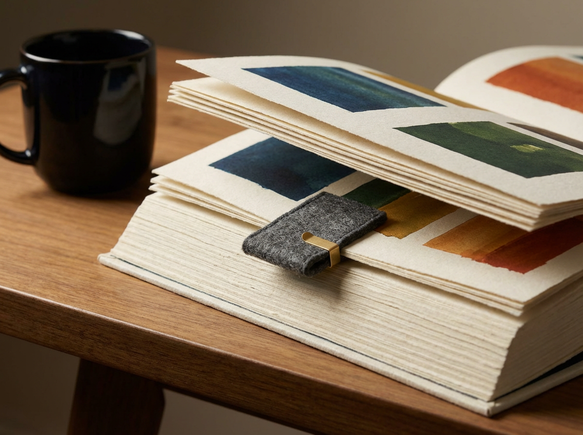 Leather-Bound Art Book