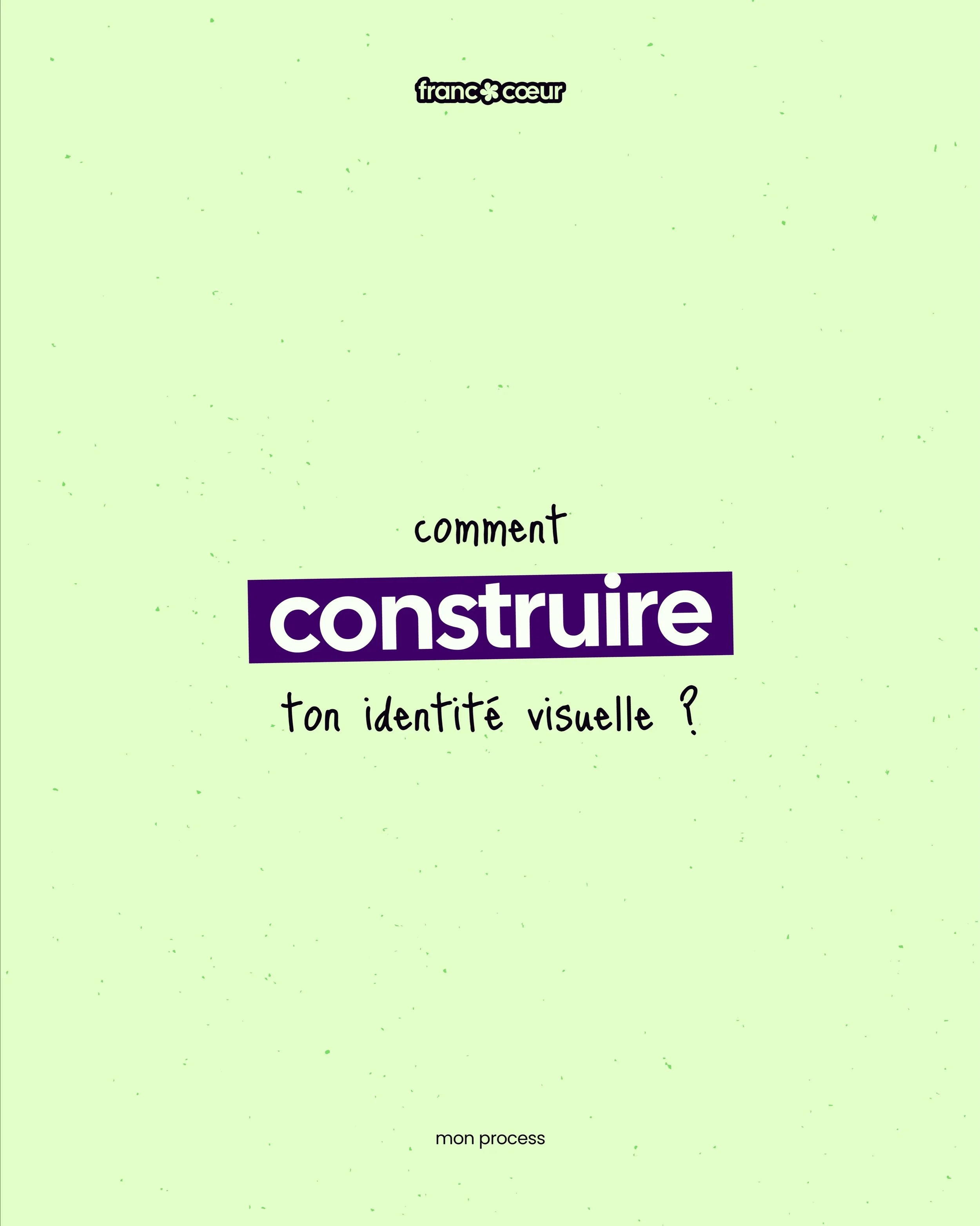 tu te demandes quelles sont les &eacute;tapes pour construite ton identit&eacute; visuelle ?

je t&rsquo;explique ici le processus qui me permet de te forger un univers graphique strat&eacute;gique : qui renvoie le bon message, qui s&rsquo;adresse co