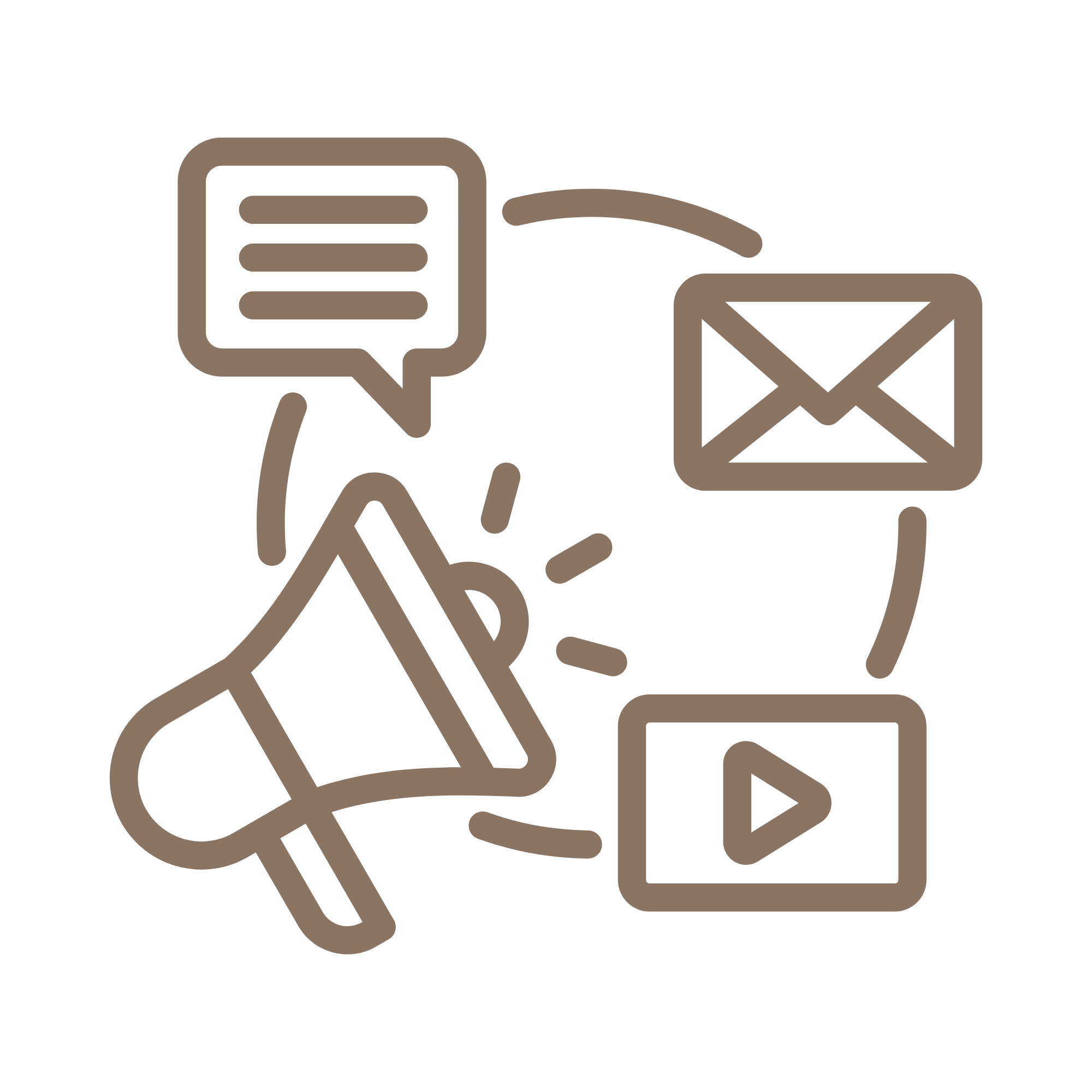 Social media management and content marketing services