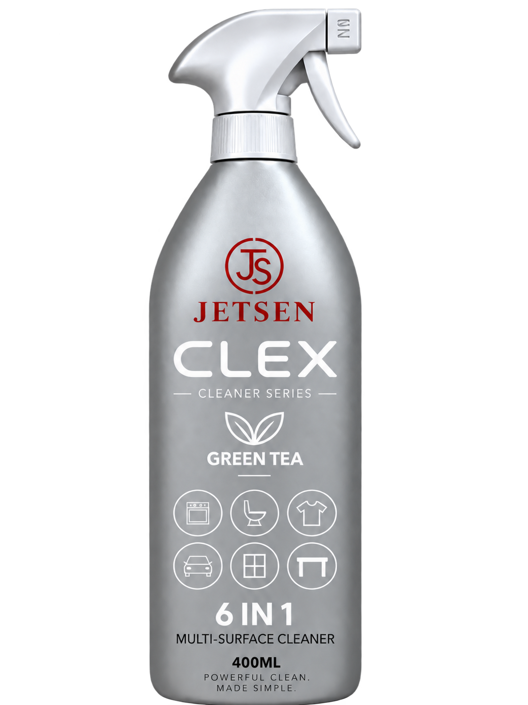 JETSEN CLEX Green Tea 6 in 1 multi-surface cleaner — 400ML