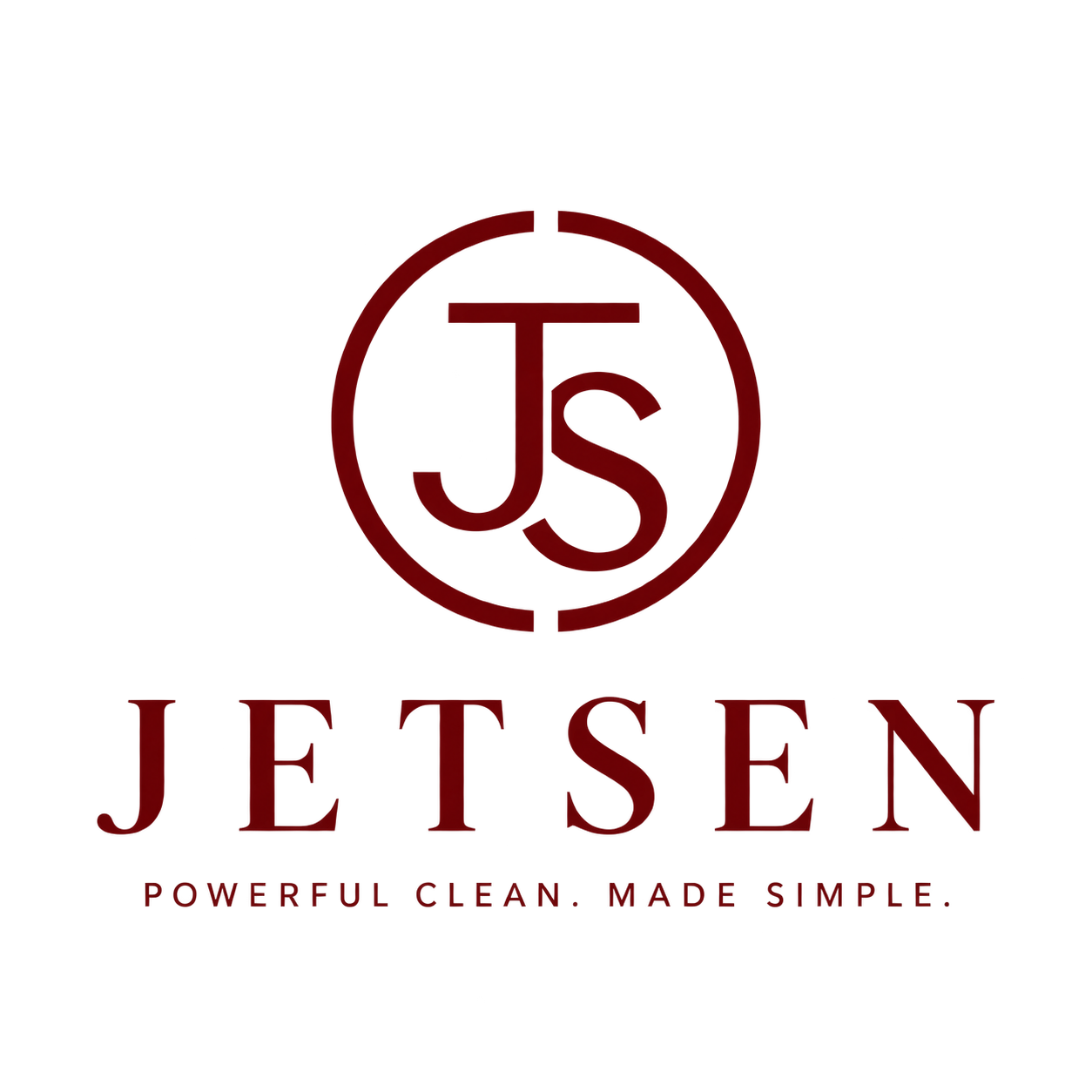 JETSEN logo — Powerful clean. Made simple.