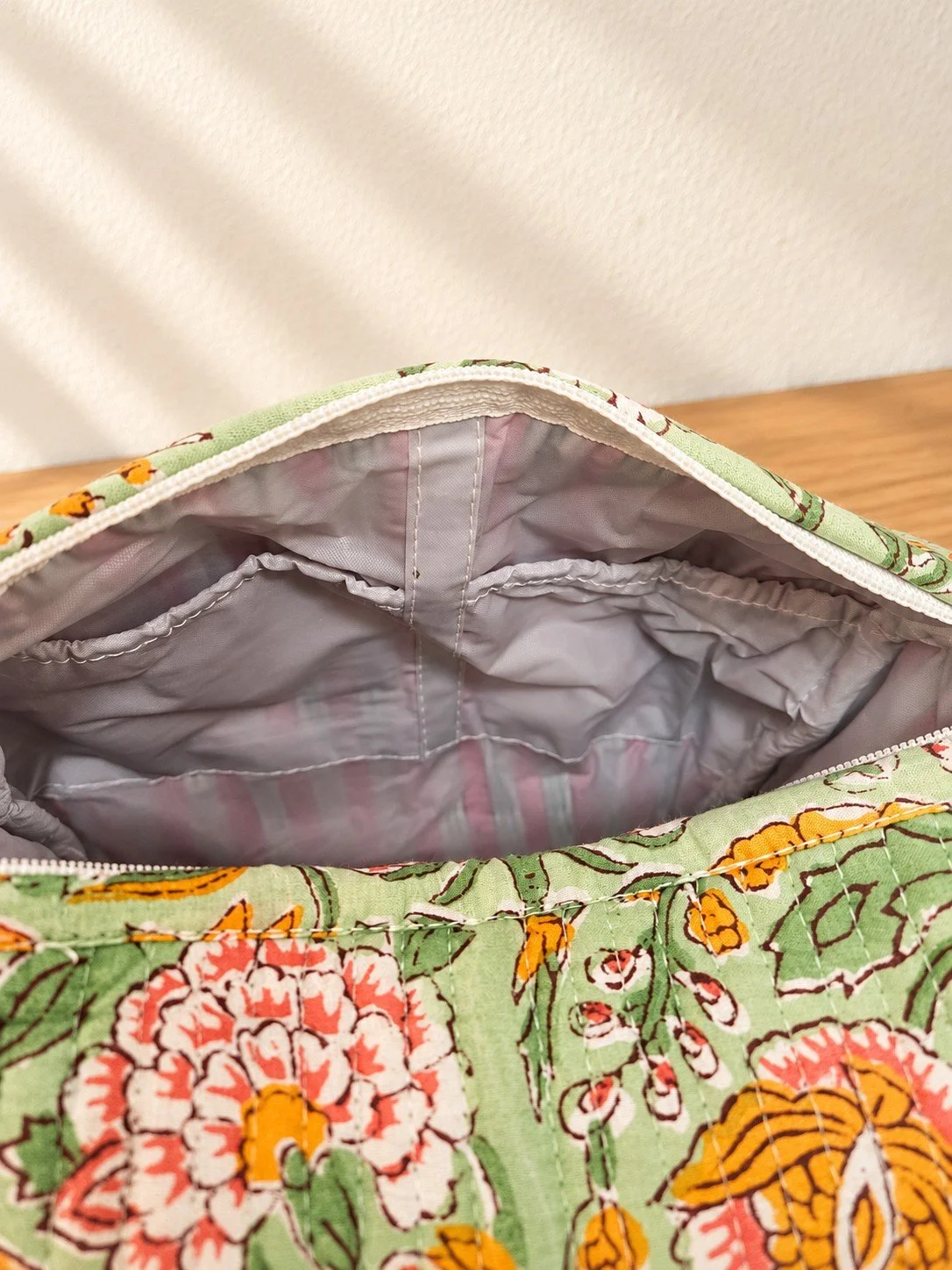 Open Quilted Floral Pouch Interior.jpg