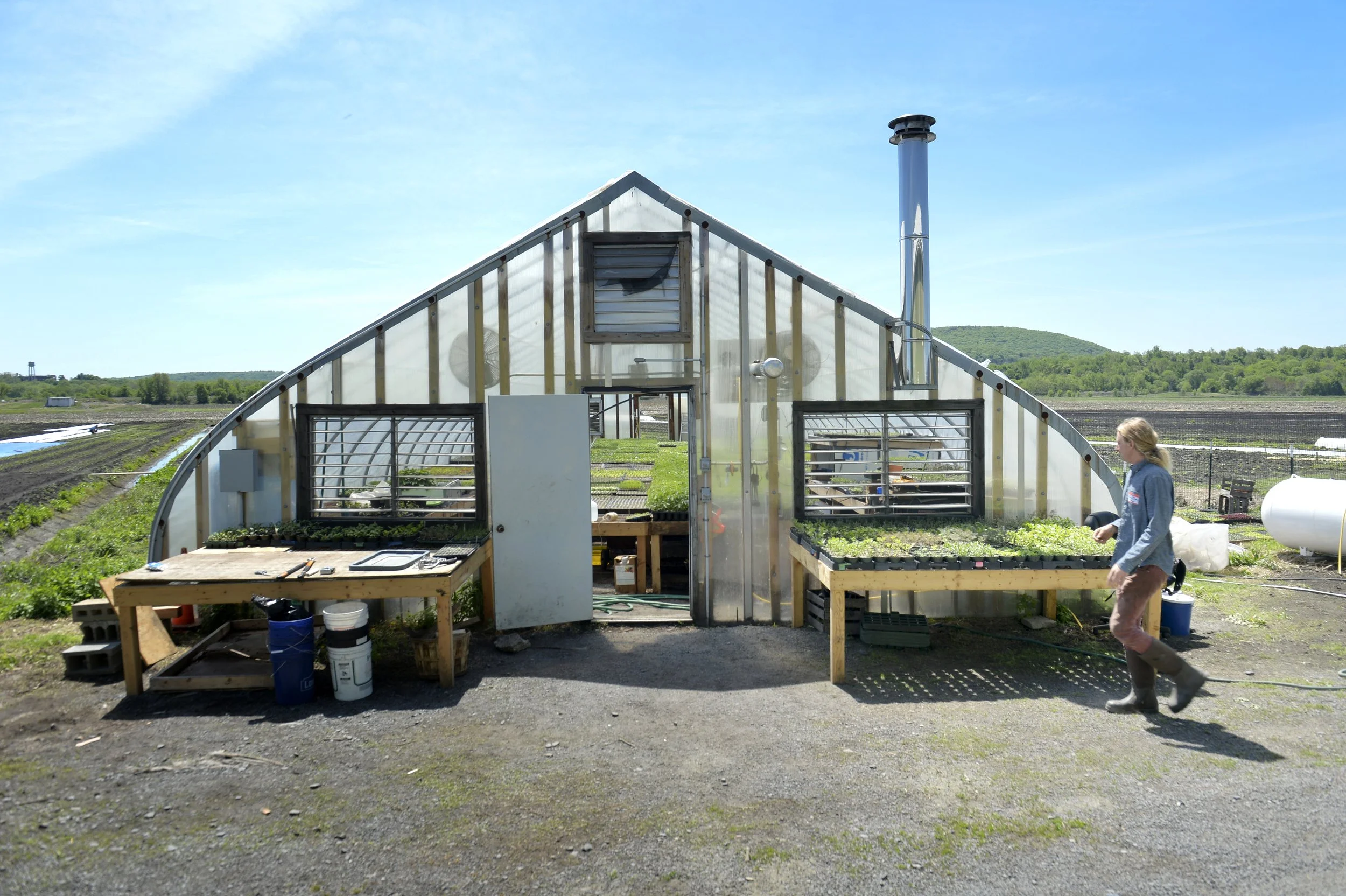 Heated green house, Chester Agricultural Center, Chester New York
