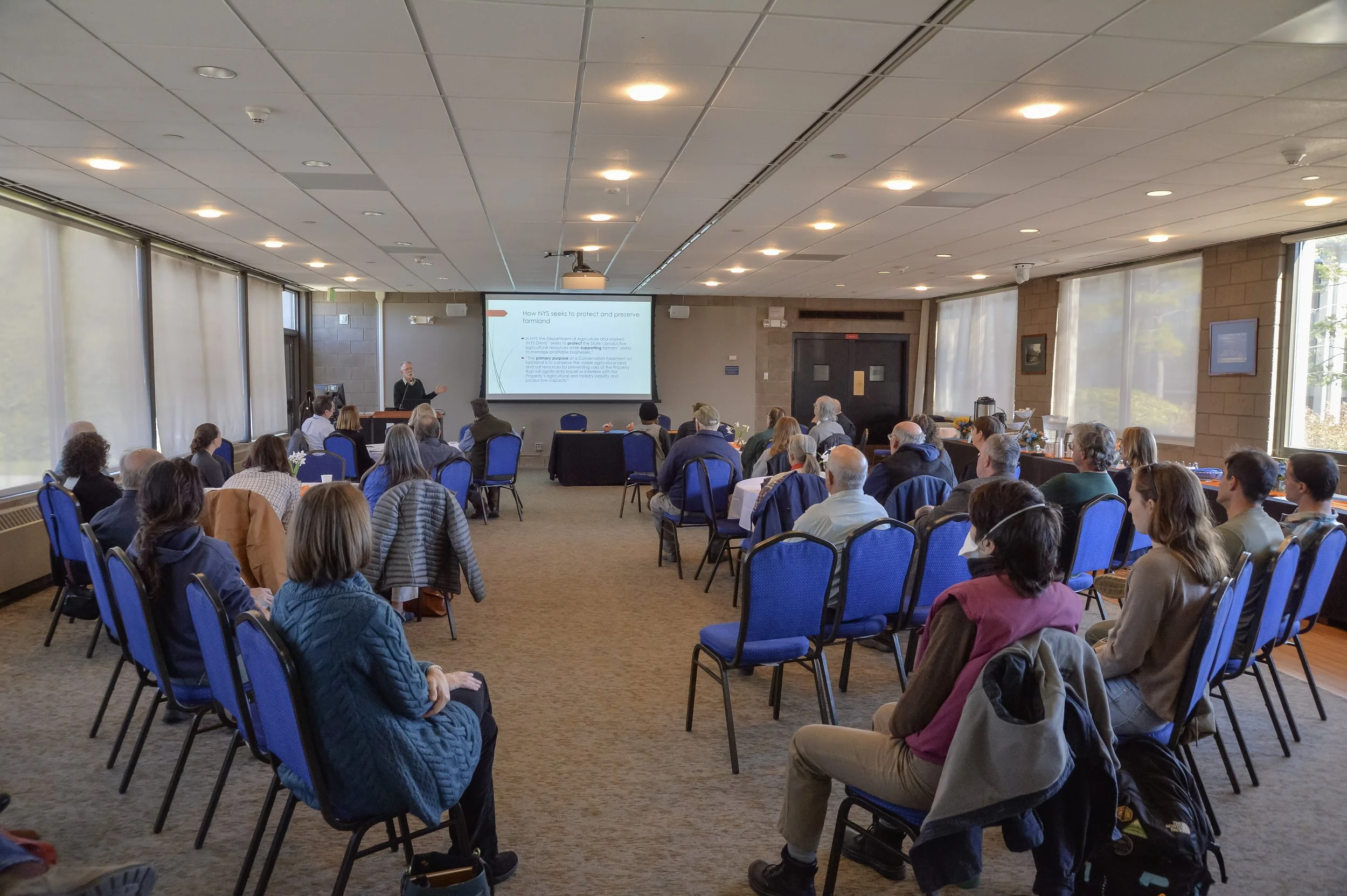 The seminar being held at the State University of New York at New Paltz