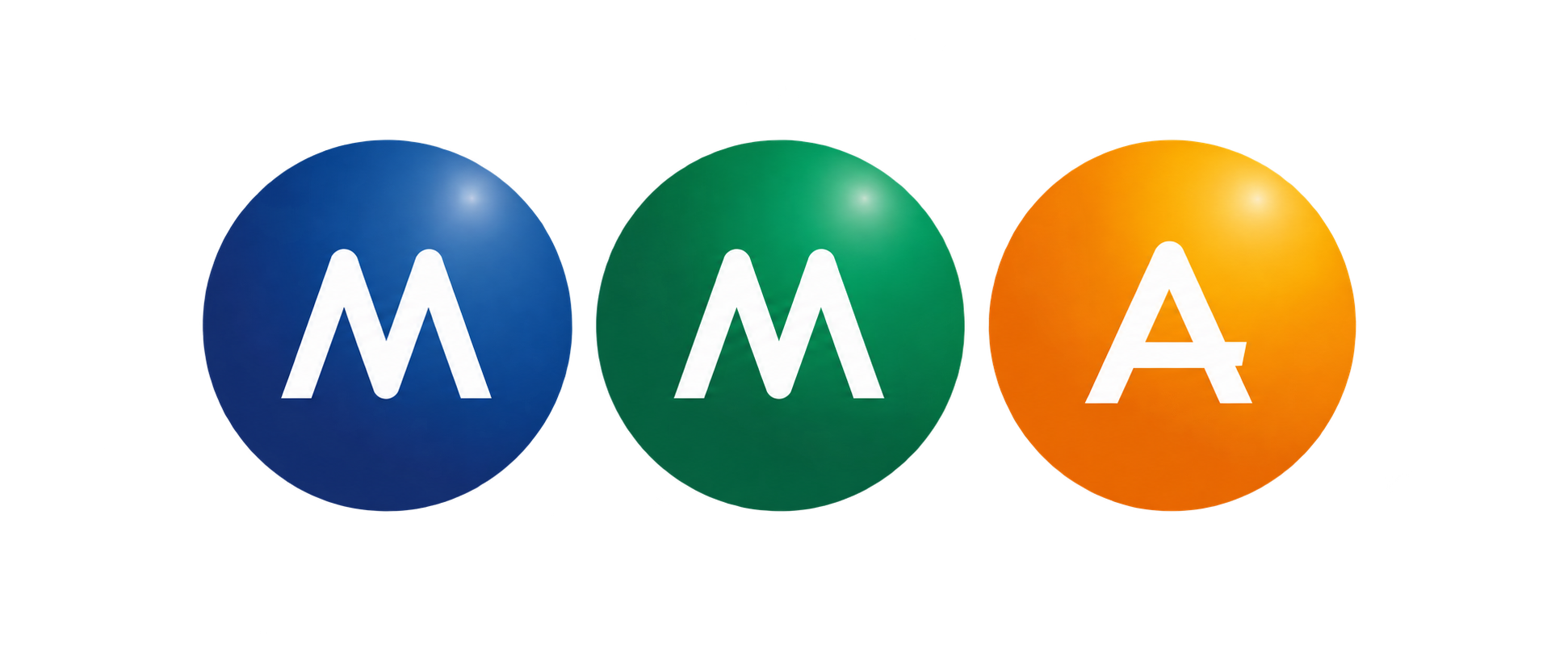 Illustration avec trois cercles colorés, bleu, vert, et orange, chacun contenant une lettre : M, M, et A.