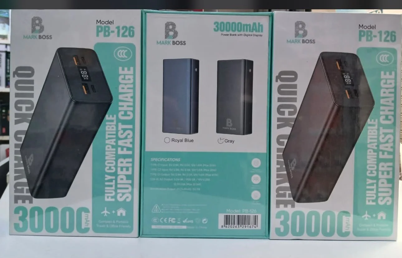 POWER BANK 30.000mAh CARGA RÁPIDA