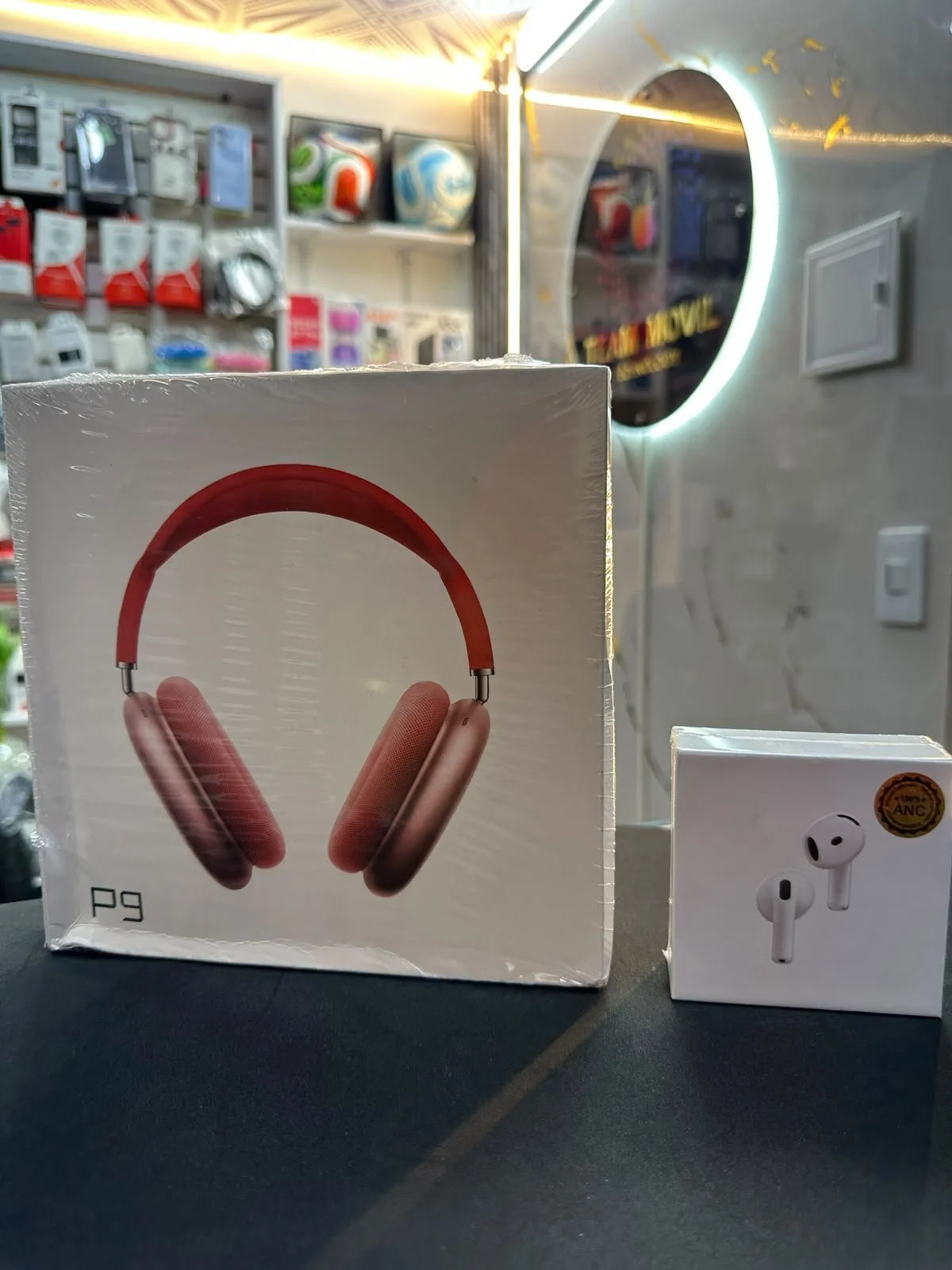 Combo AirPods 4ta generación + Diadema P9