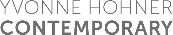 Text mit den Worten »Yvonne Hohner Contemporary« in verschiedenen Schriftgrößen