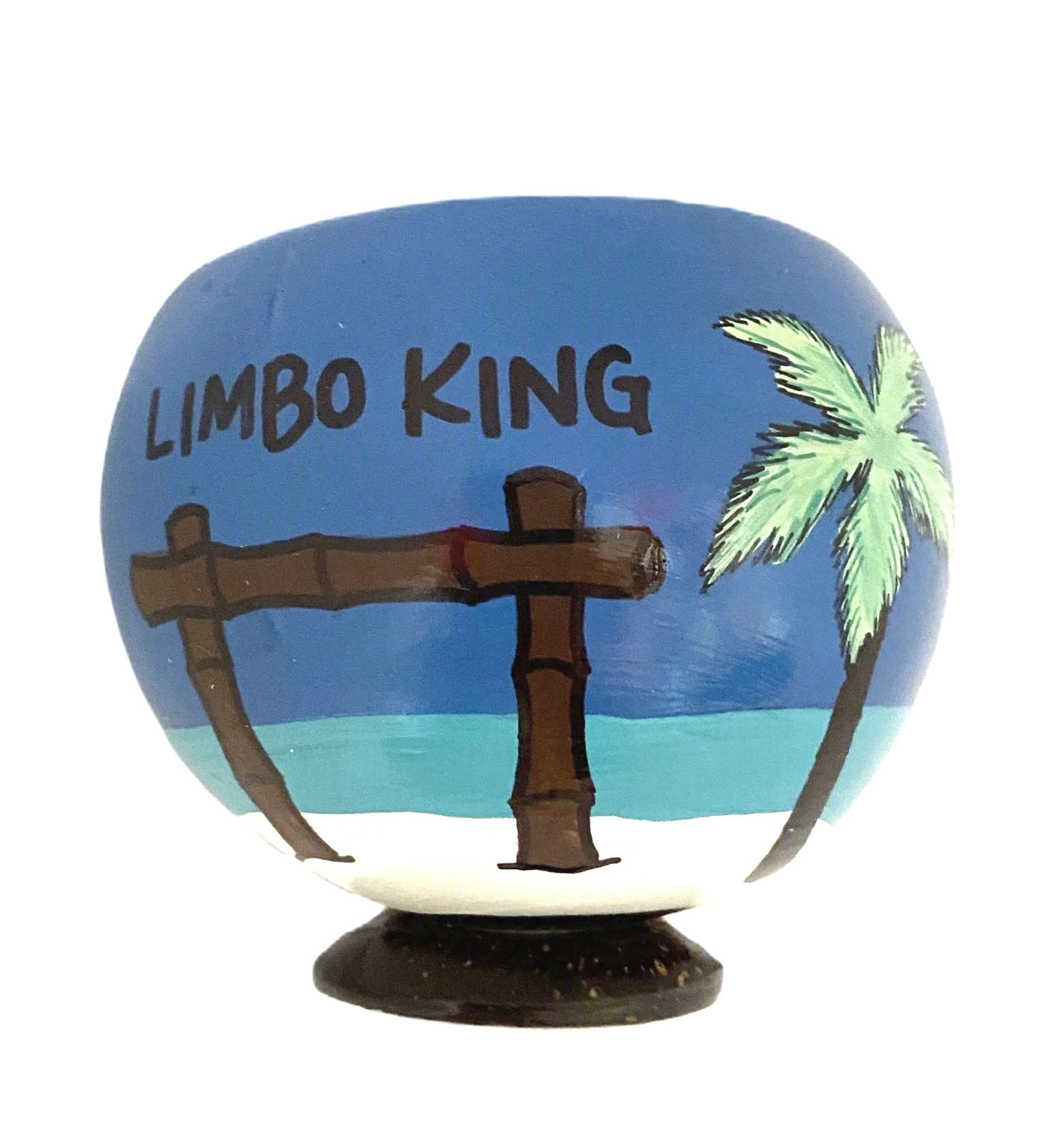limbo coconut trophy painted coconut
