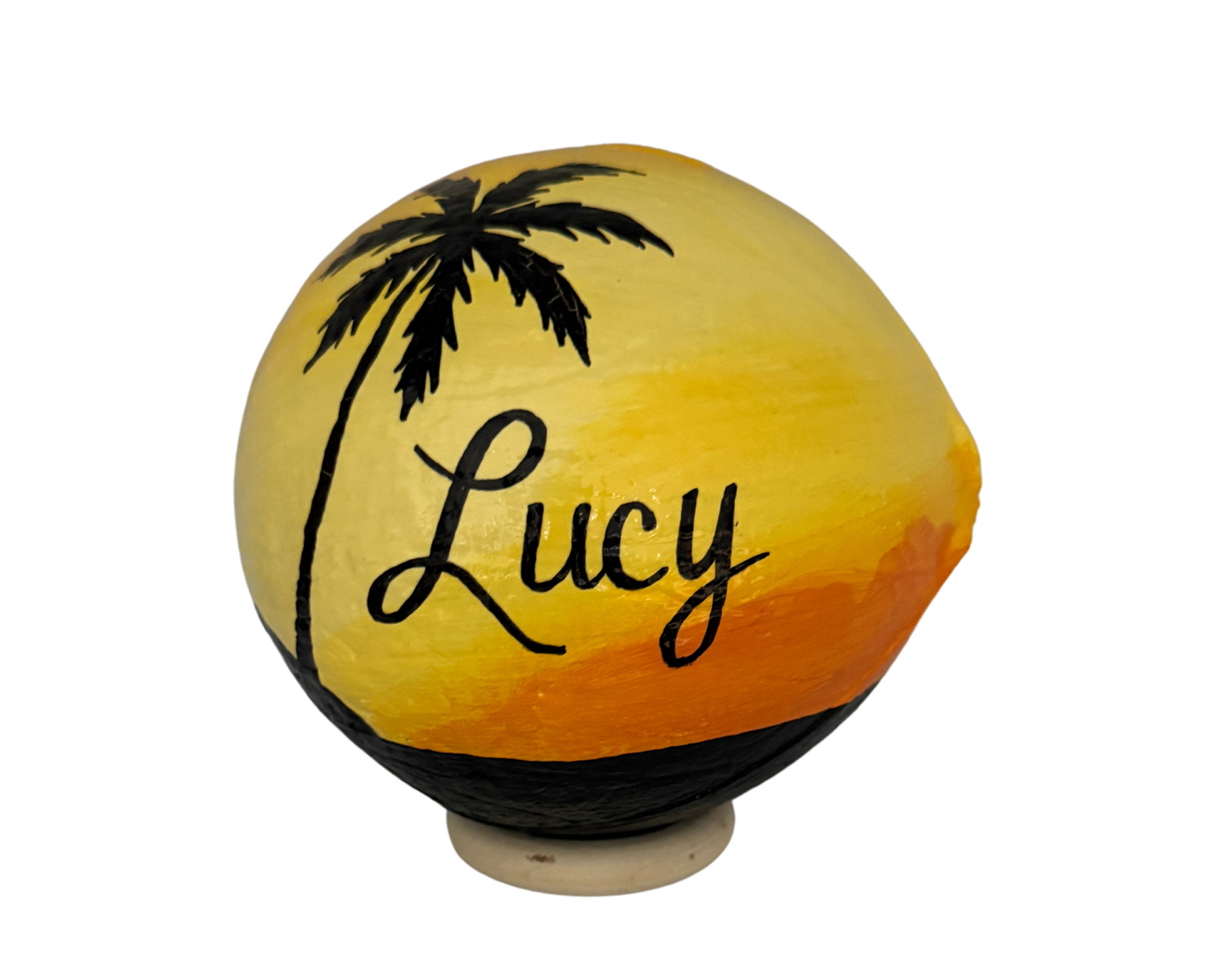 painted coconuts eco friendly creative gifts