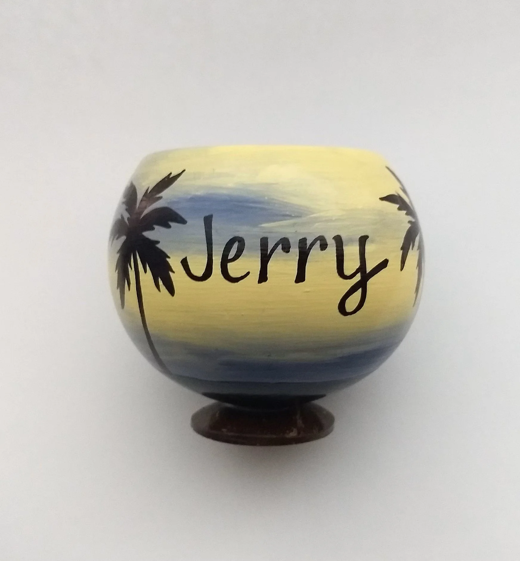 painted coconuts are uncommon birthday gifts