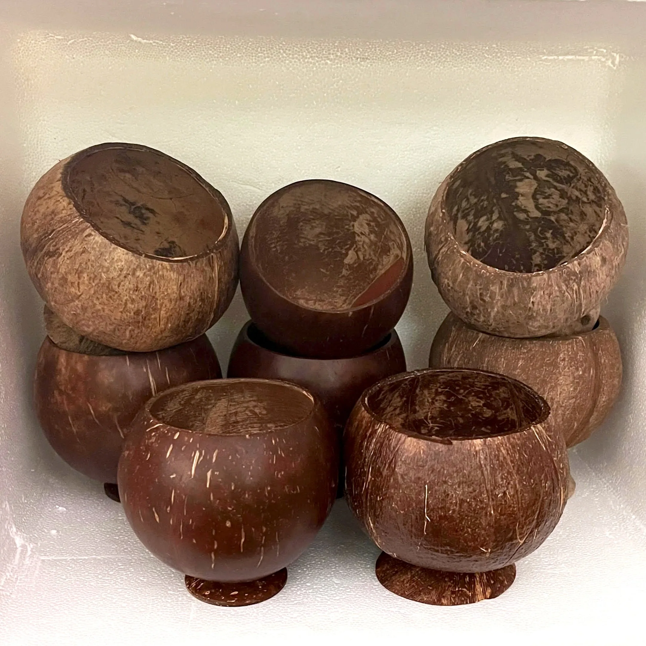Unpainted Coconut Cups or Kava Bilo
