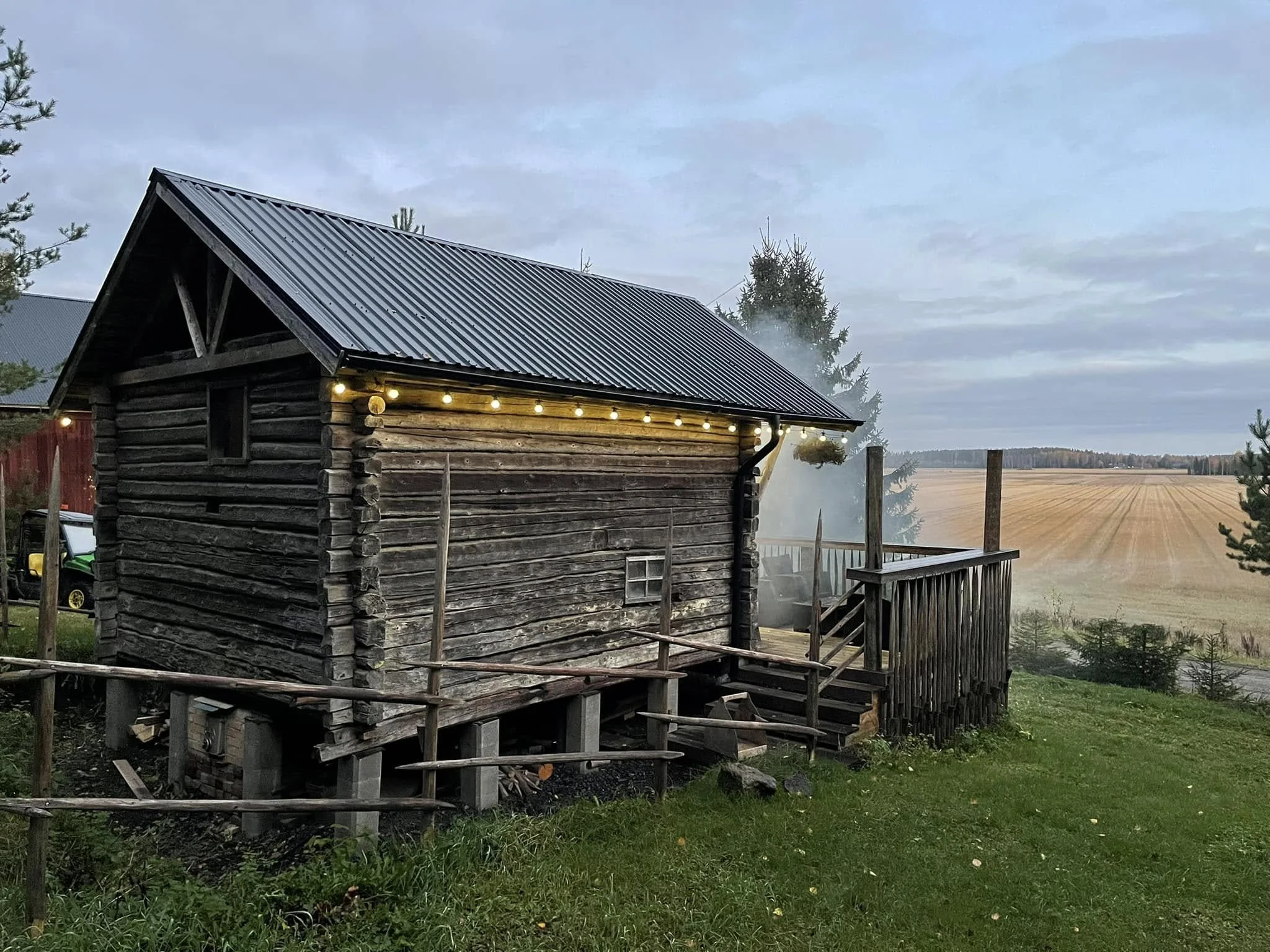 100 -vuotias savusauna Somerolla