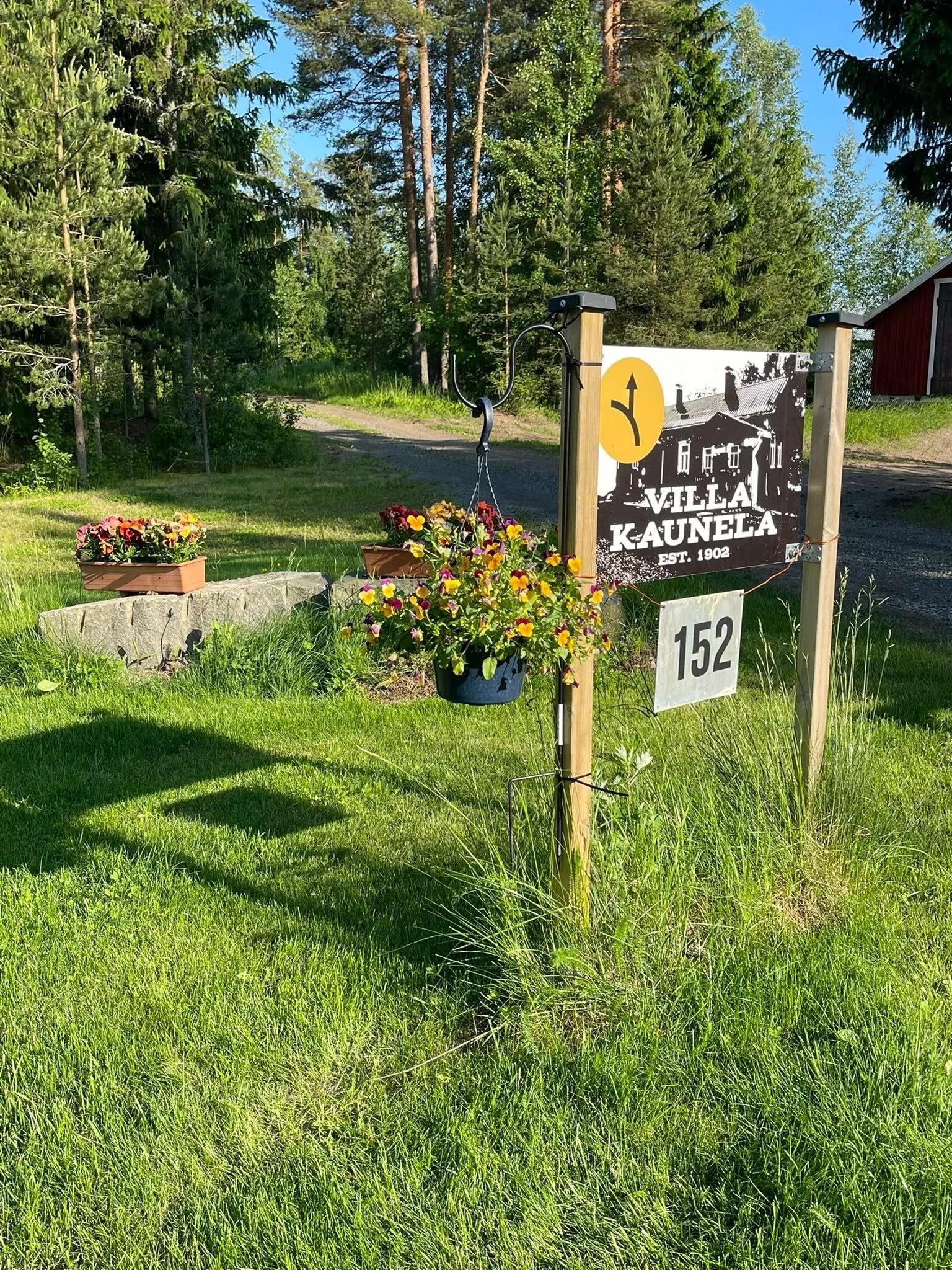 Villa Kaunela sijaitsee osoitteessa nummikulmantie 152, Somero.