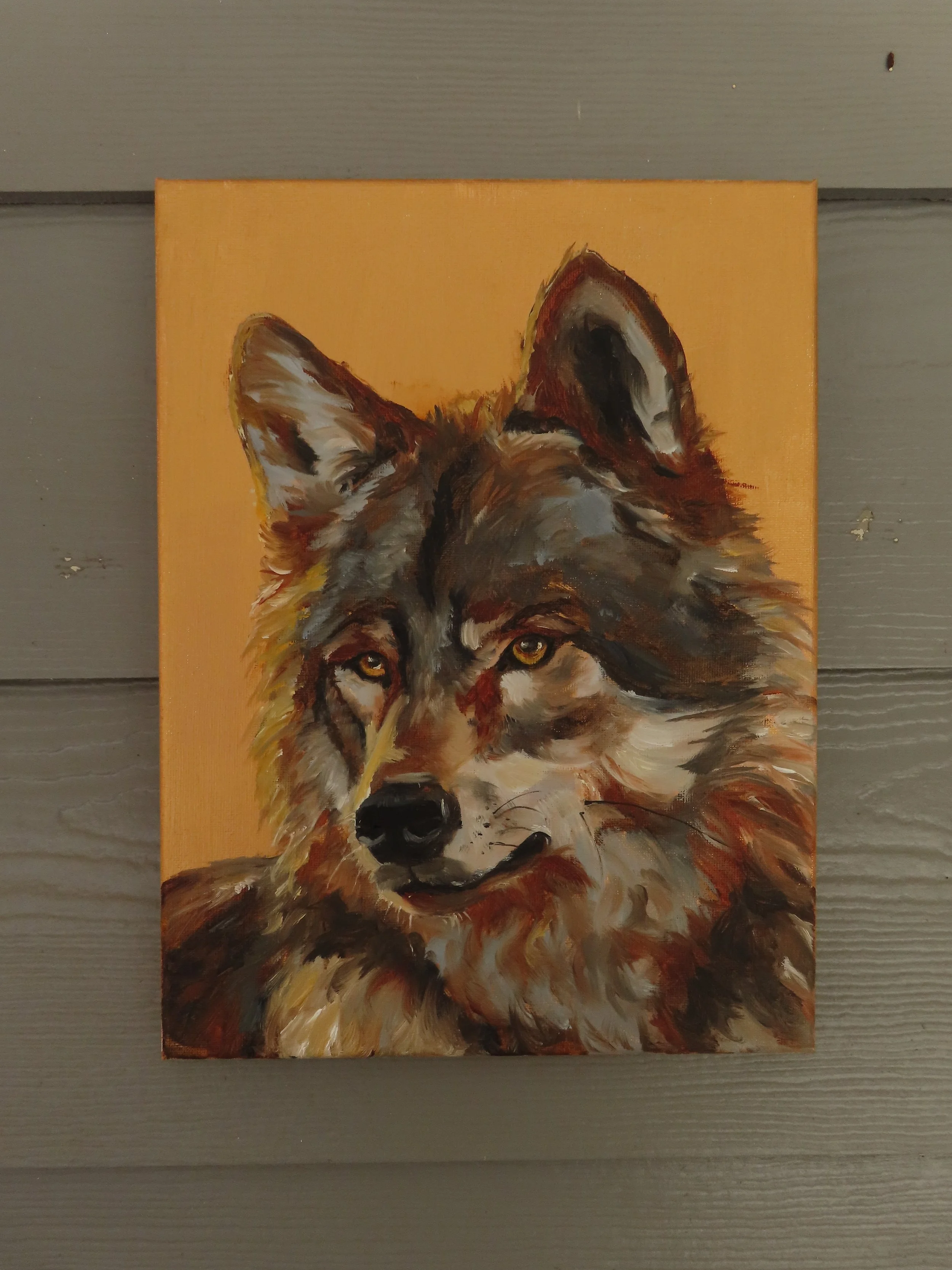 Wolf – Original Oil Painting