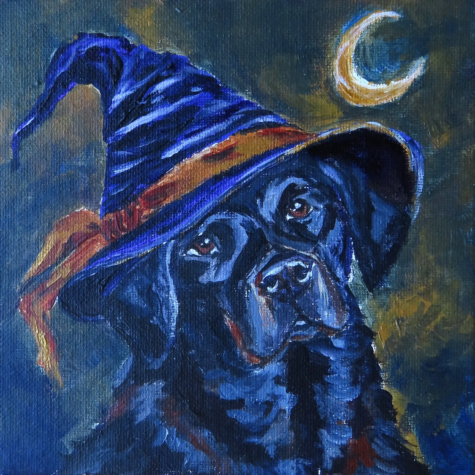 The Little Witch – Original Acrylic Painting