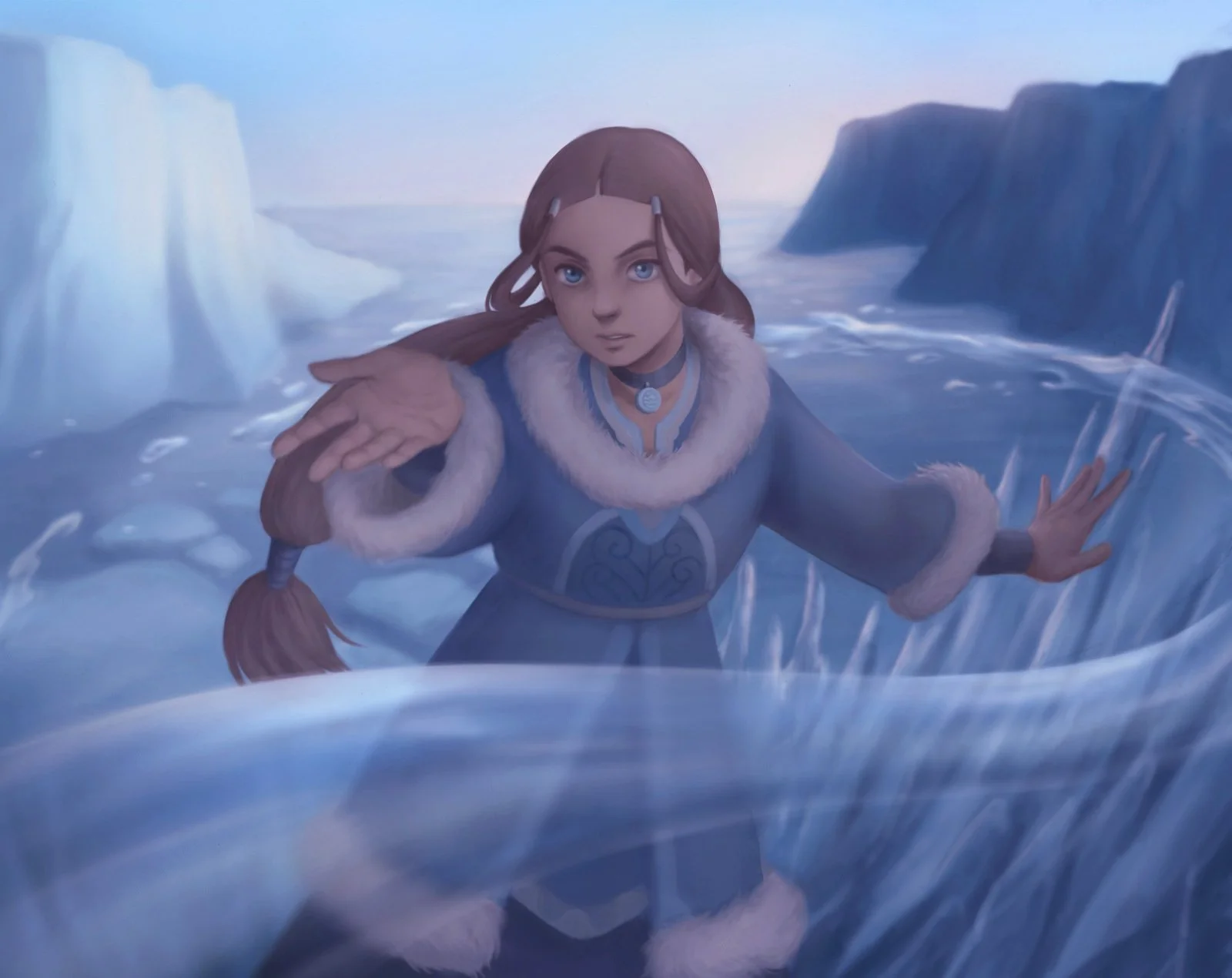 2020, AtLA fanart - Water