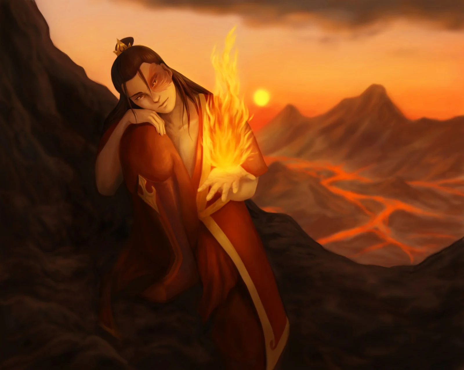 2020, AtLA fanart - Fire