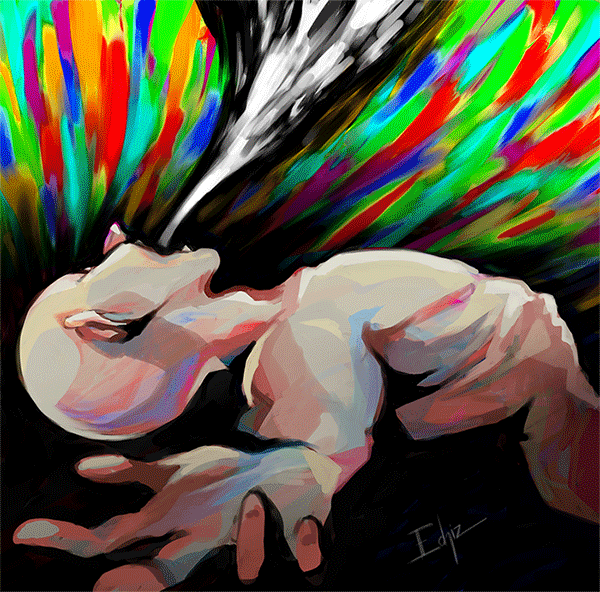 "Like A Drug", 2013, Digital Painting