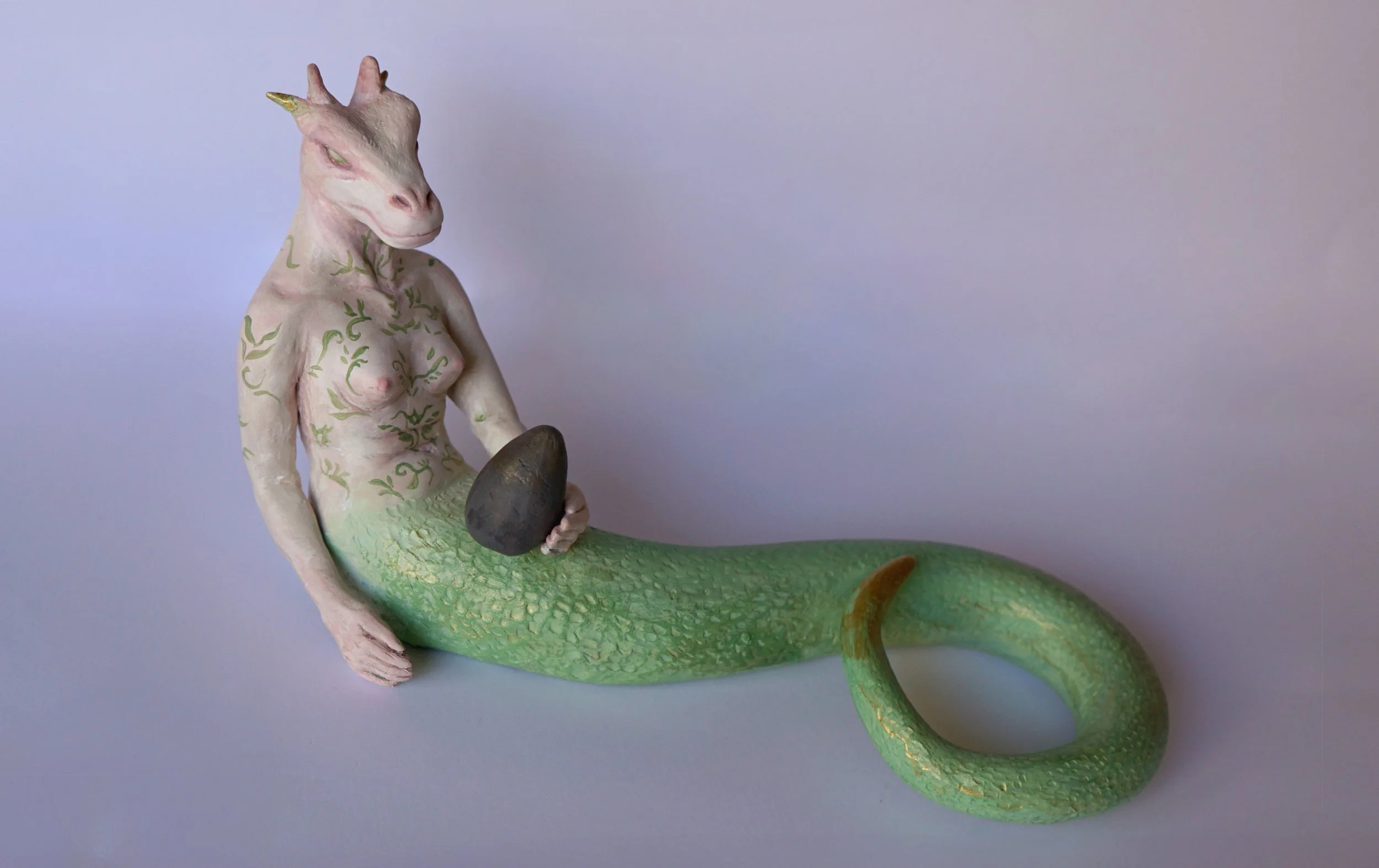 Ceramic and acrylic paint, 2025.