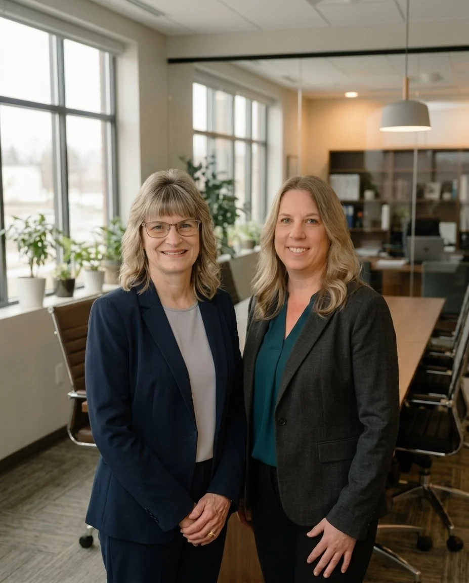 Johnson, Mackowiak & Associates, LLP Partners Denise Veloski, CPA, and Julie-Jagoda-Booth, CPA, have led the firm together since 2023.