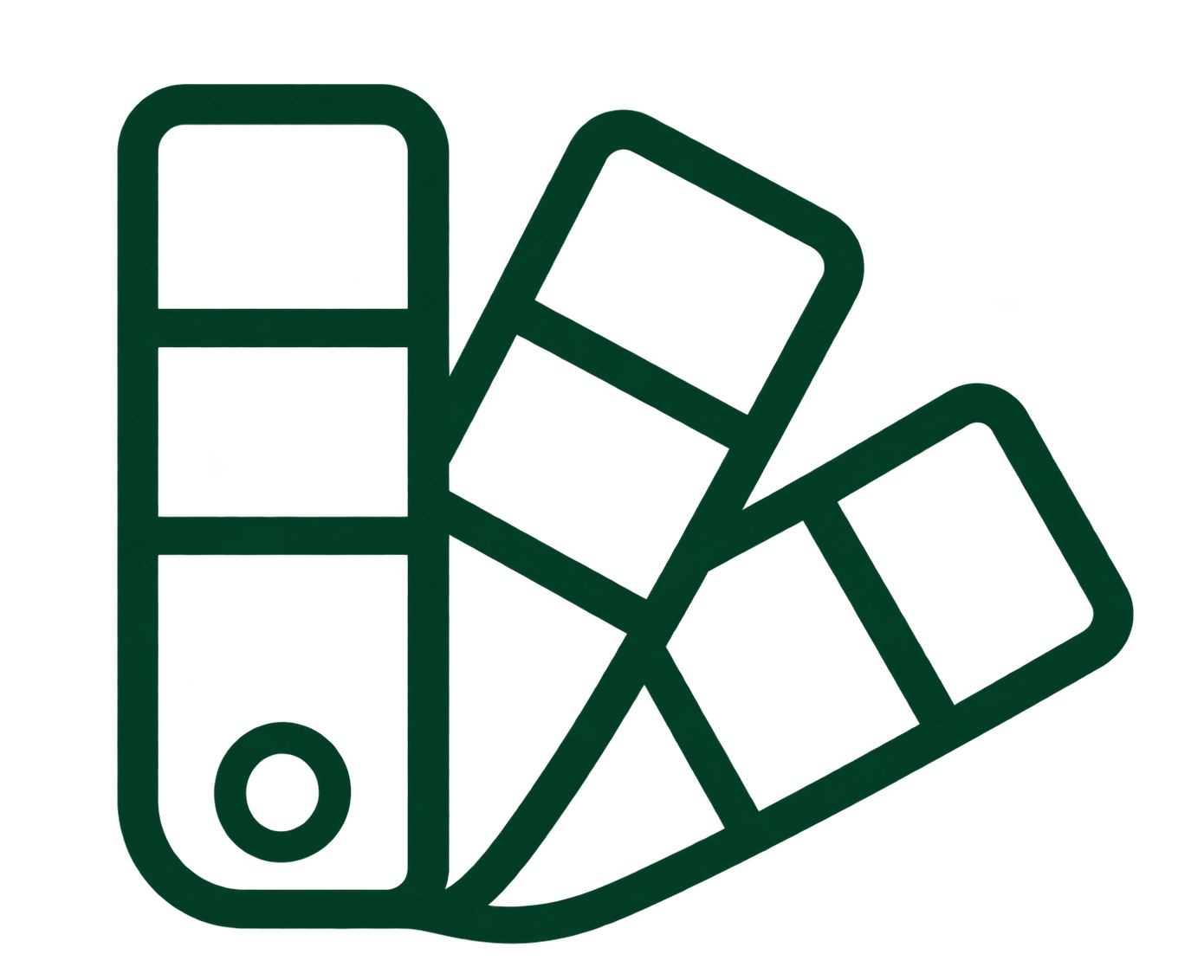 Line drawing of a soda can and a pack of sugar cubes.