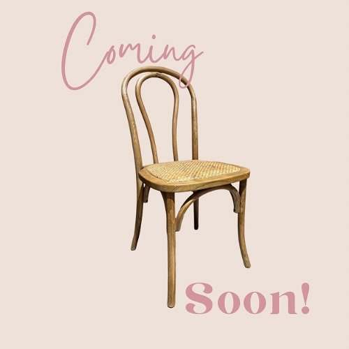 So excited to share that we&rsquo;re adding these lovely new bentwood chairs to our inventory! We selected the color to complement our dark wood farm tables but also go with lighter color palettes. 💖 Can&rsquo;t wait to see them in use at your event