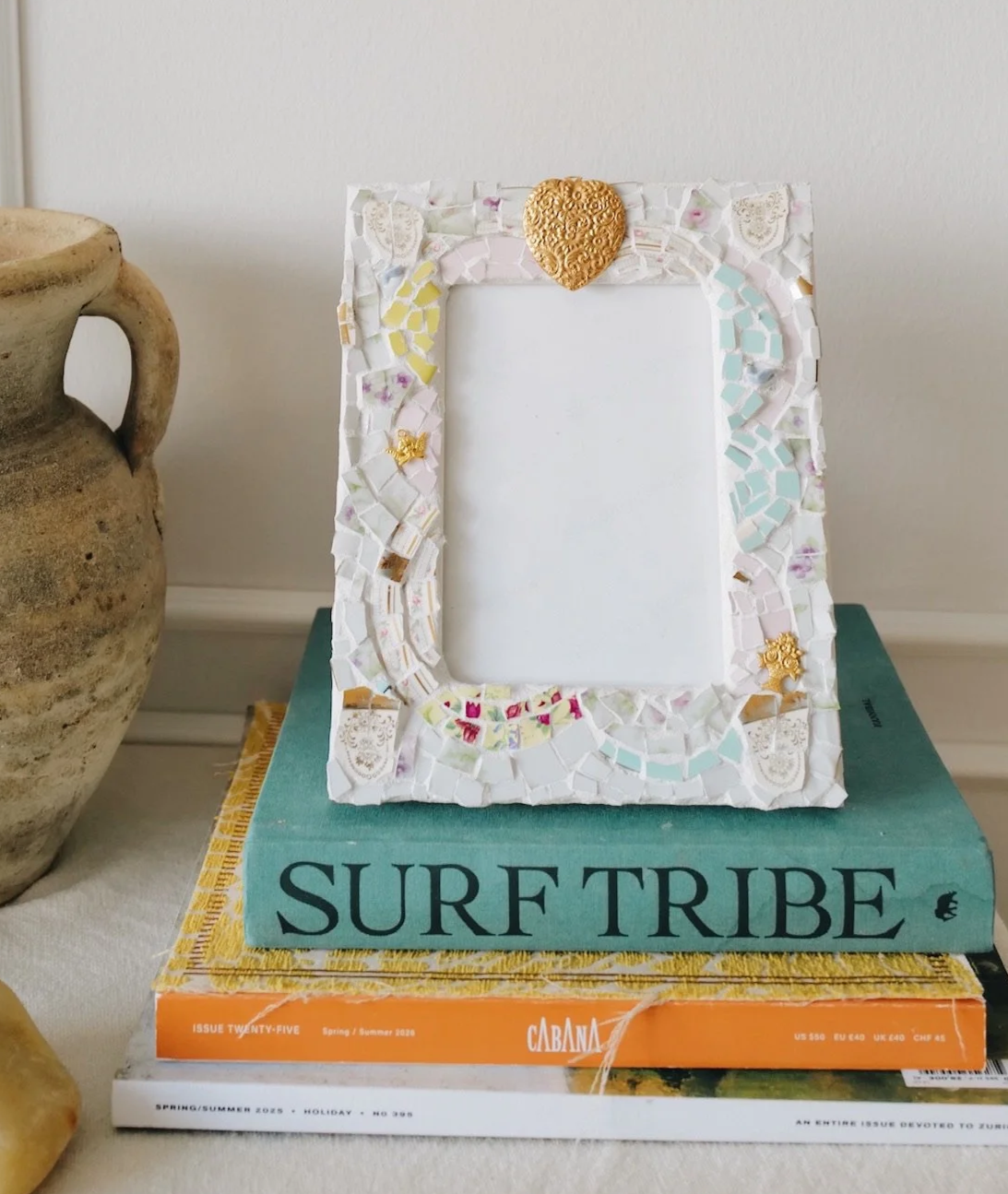 Love in Gold and Color Picture Frame