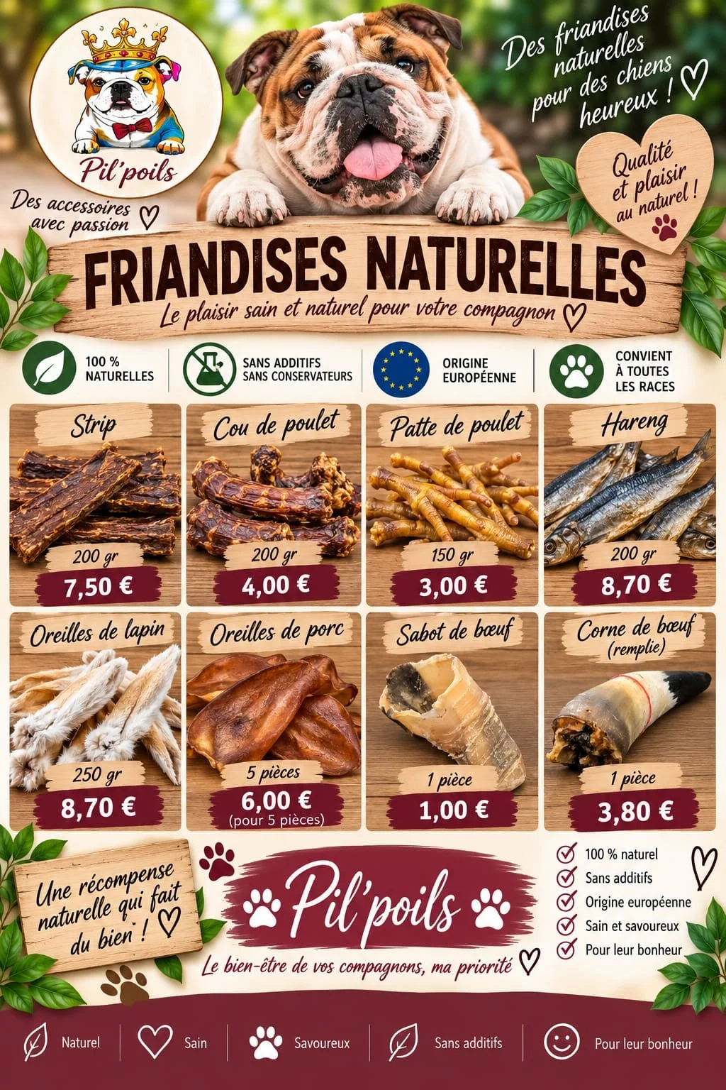 friandises naturelles