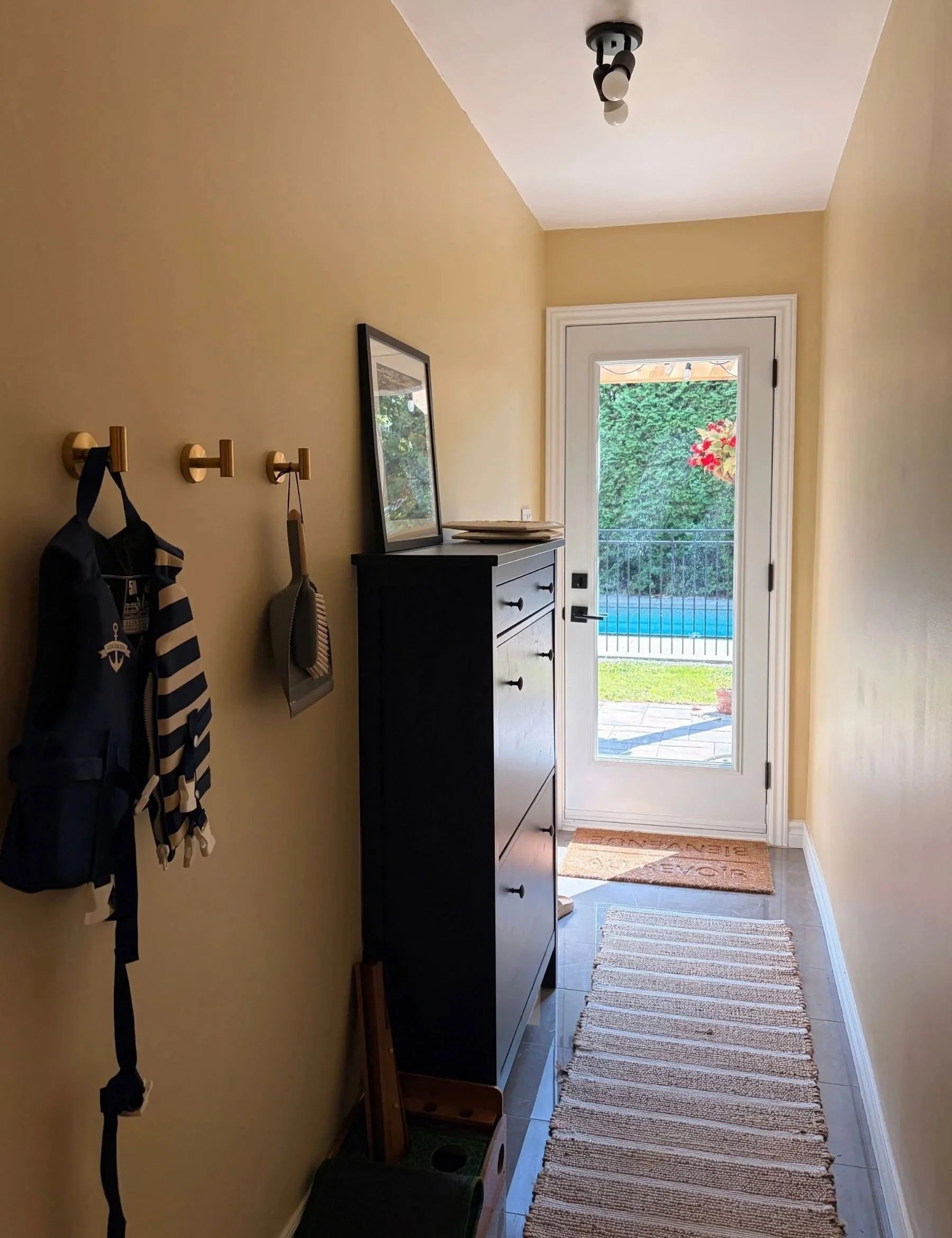Basement Mudroom &amp; Pool Access