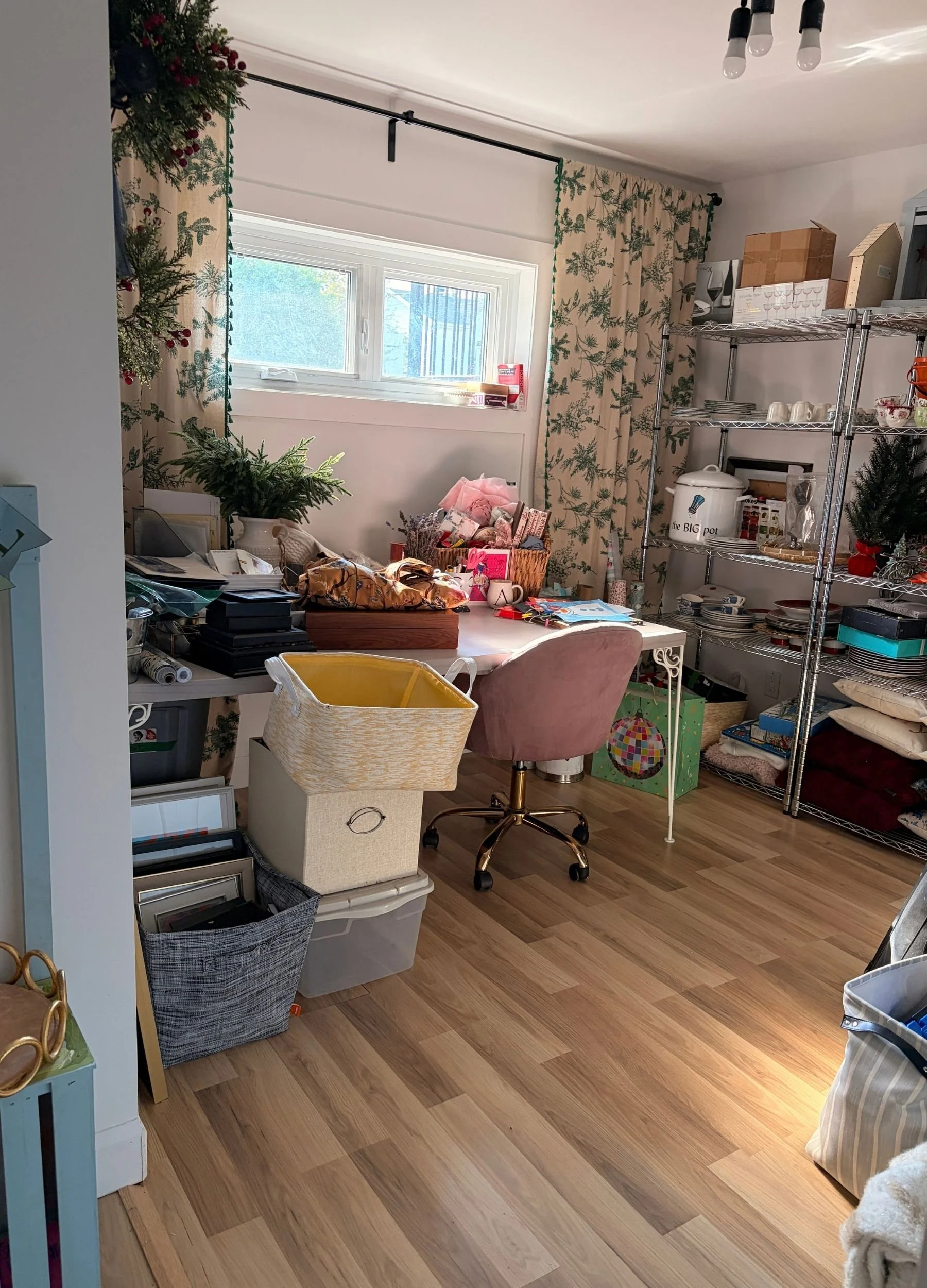 Martha Room Craft Table &amp; Storage
