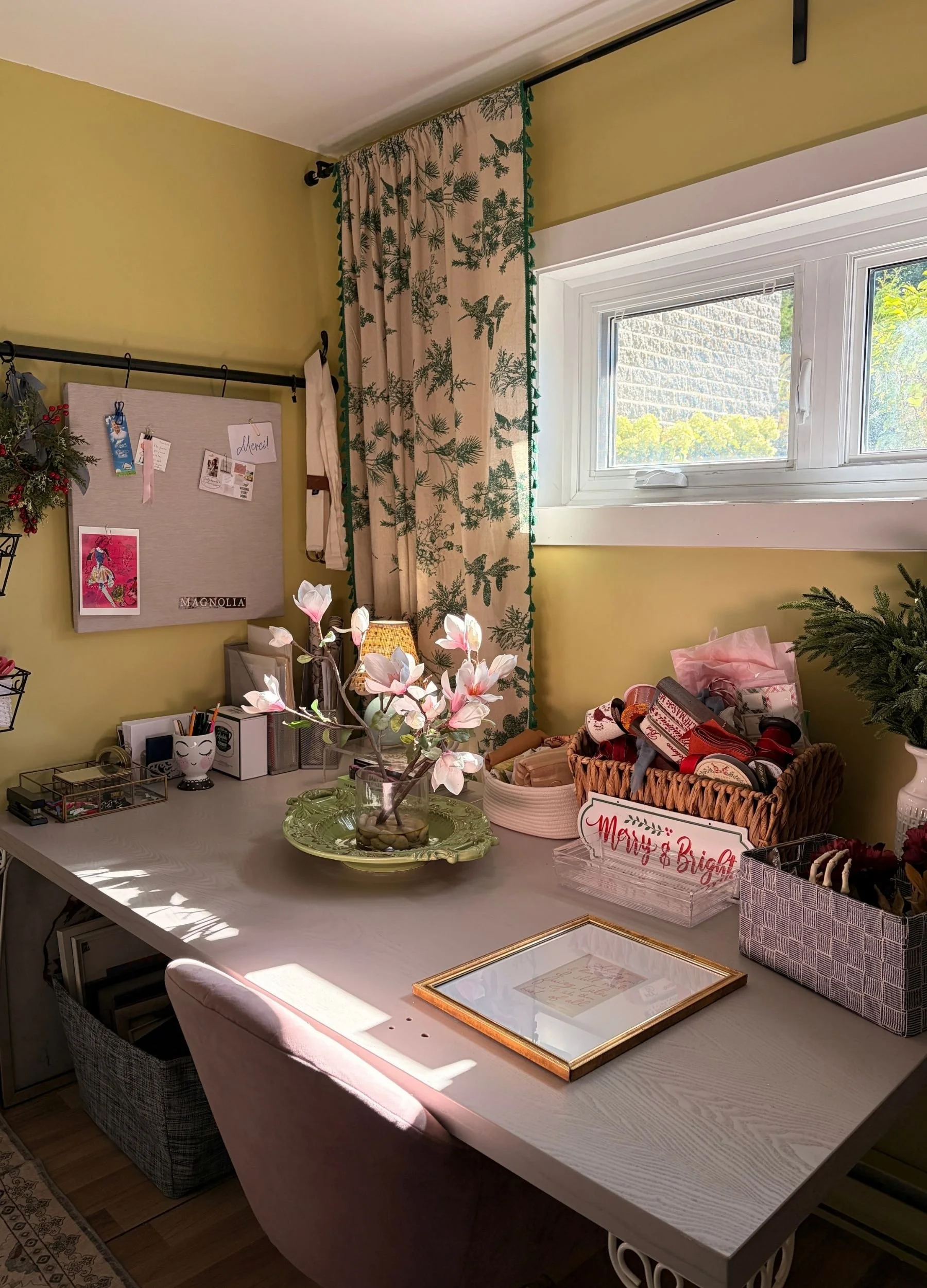 Holiday Craft Workspace