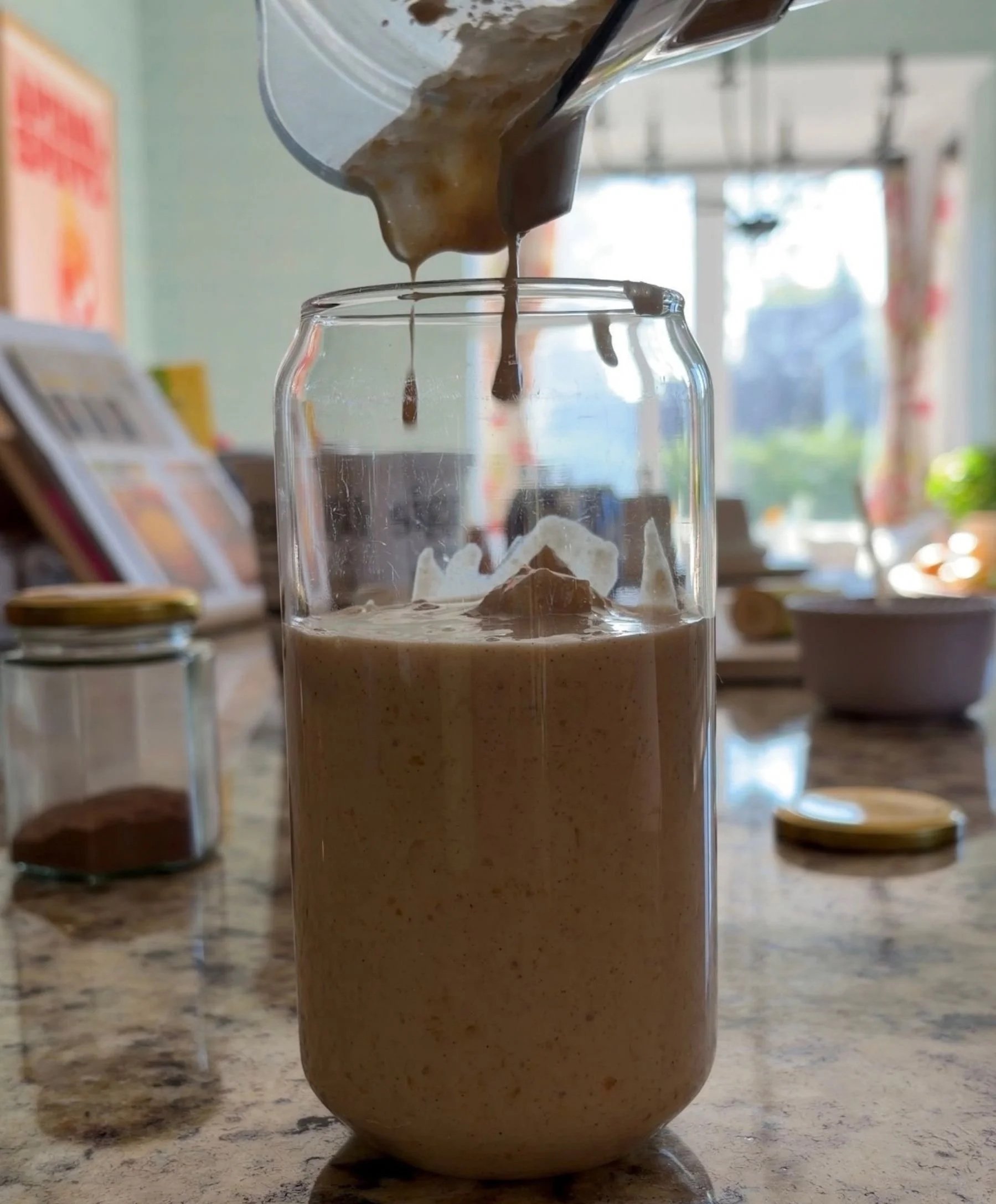 Creamy Peach Protein Smoothie