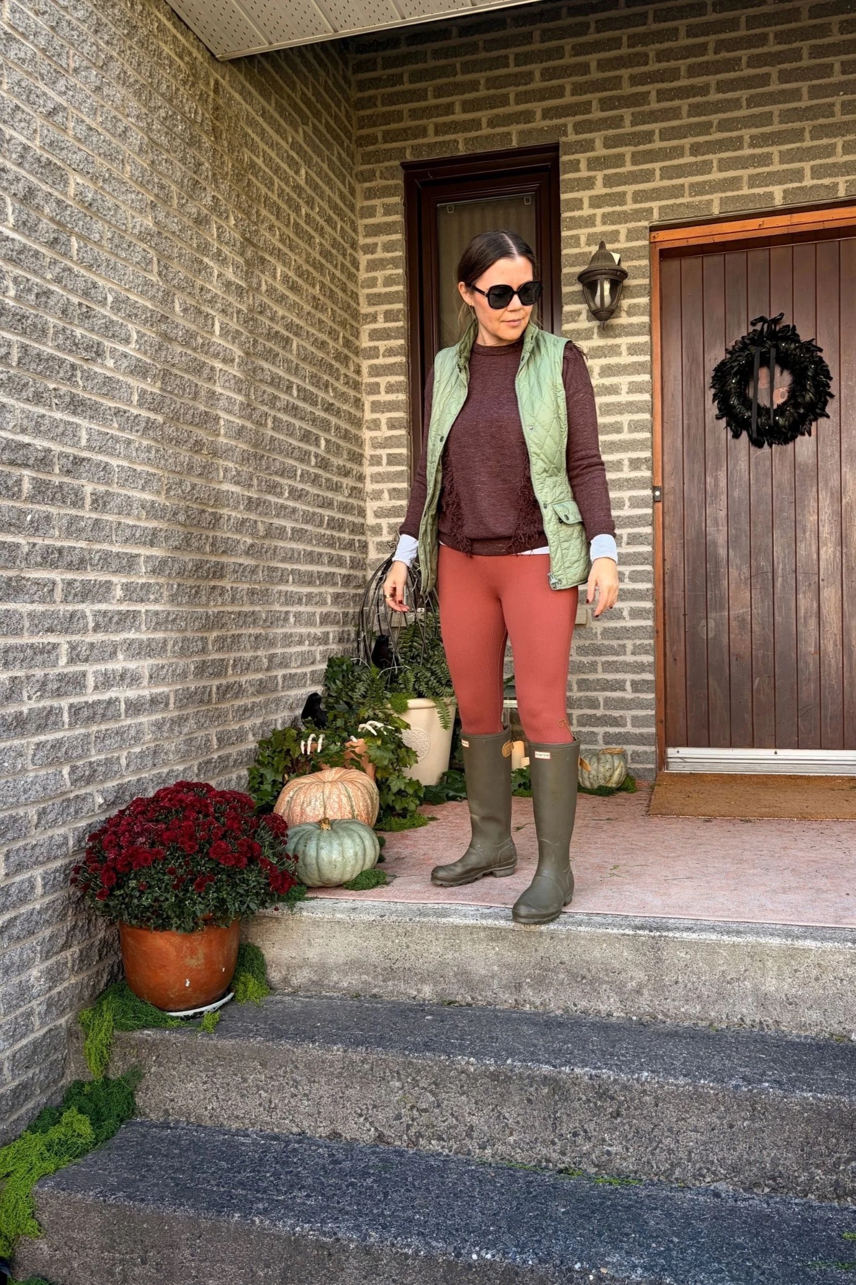 Gothic Botanical Halloween Porch