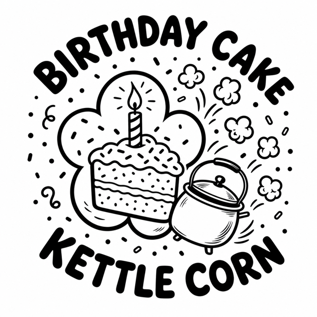 Birthday Cake Kettle Corn
