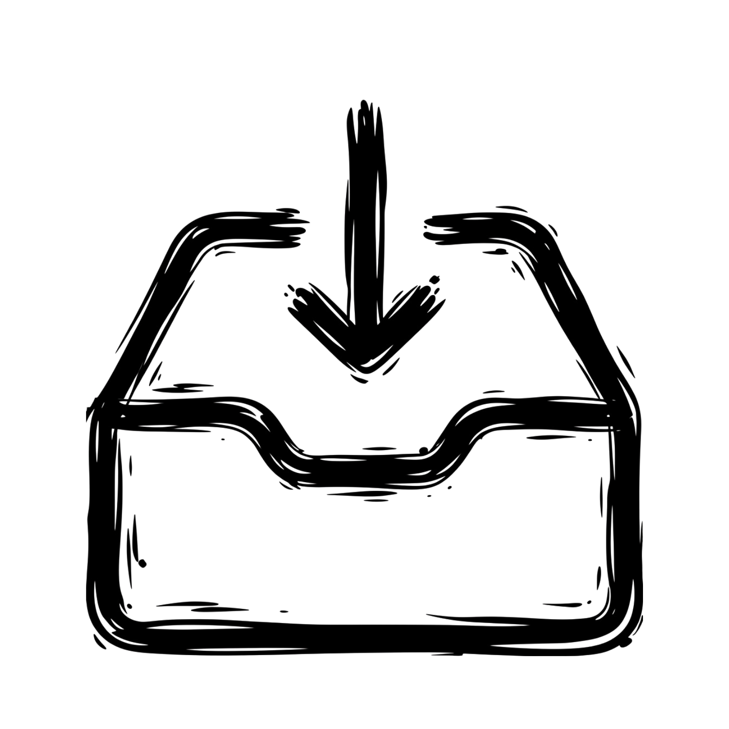 Black background with a four-pointed star symbol in the center