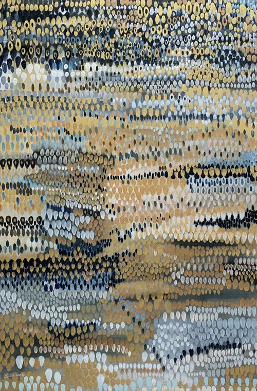 The Power of a Single Bumble Bee, 2023. Oil on canvas - 36" x 24"