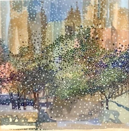 Central Park, 2025. Oil on canvas - 12" x 12"