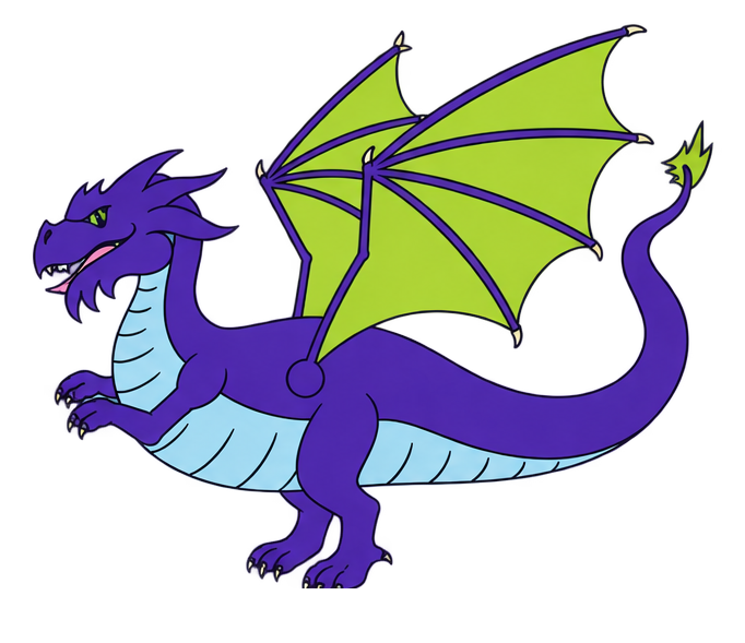 Dale-Roy Dragon mascot